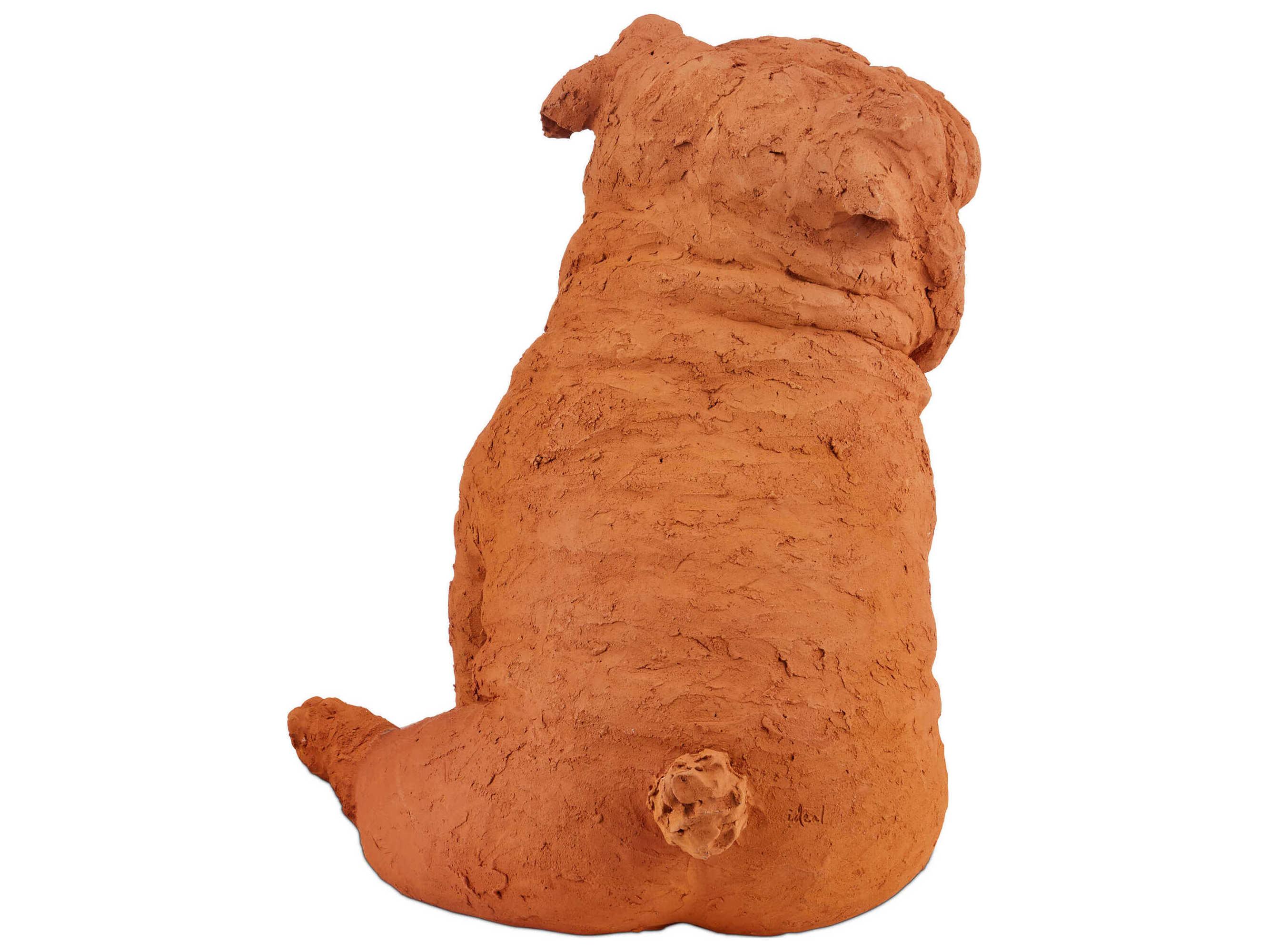 Currey & Company Leonard Churchill the Bulldog Sculpture