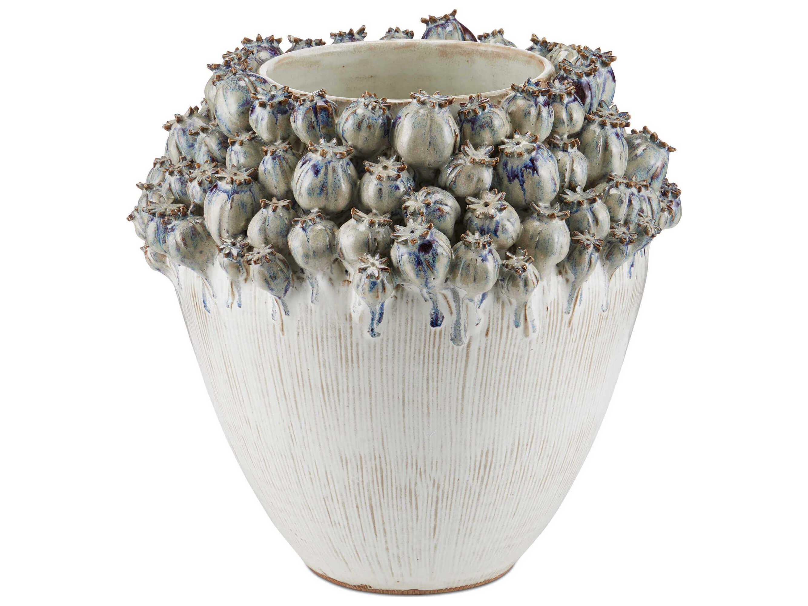 Currey & Company Poppy Pod Crown Vase