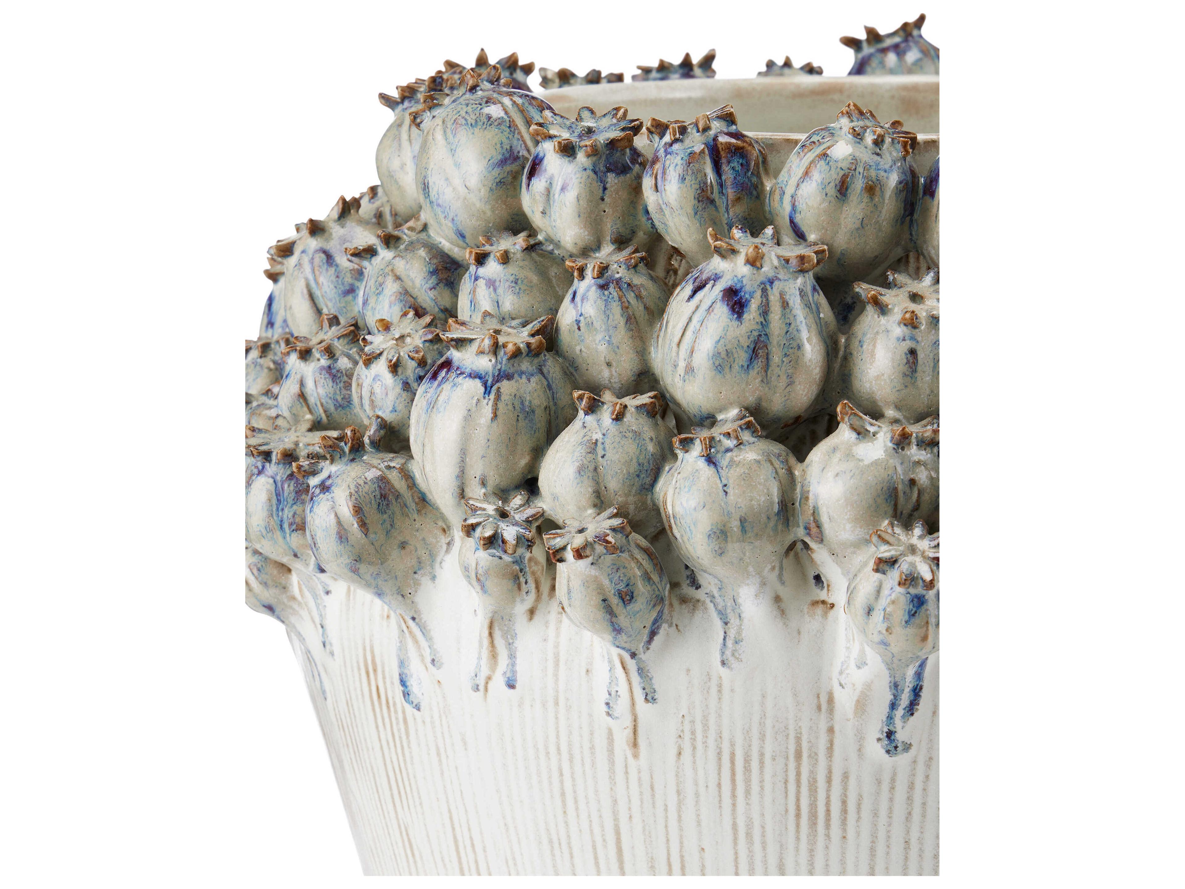 Currey & Company Poppy Pod Crown Vase