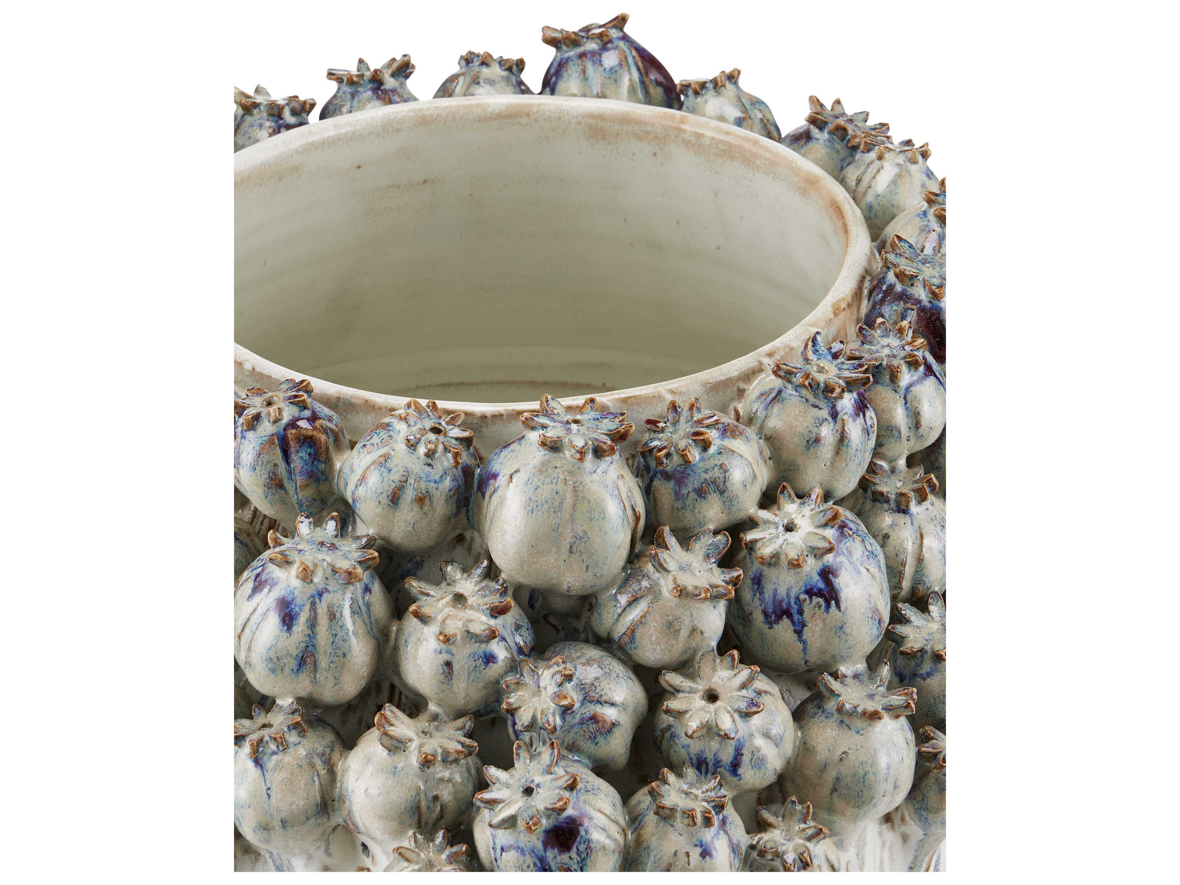 Currey & Company Poppy Pod Crown Vase