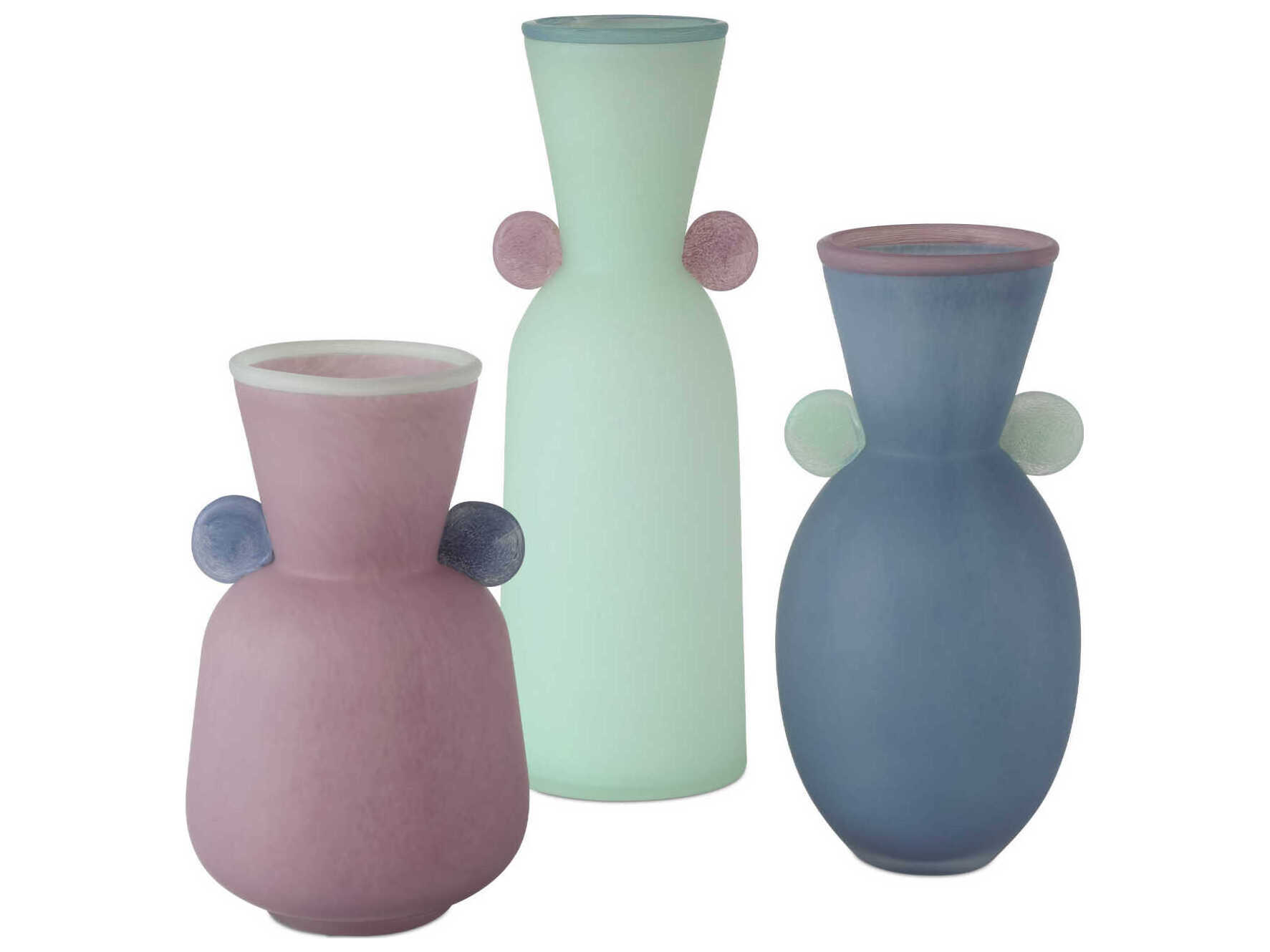 Currey & Company Vassily Vases Set of 3
