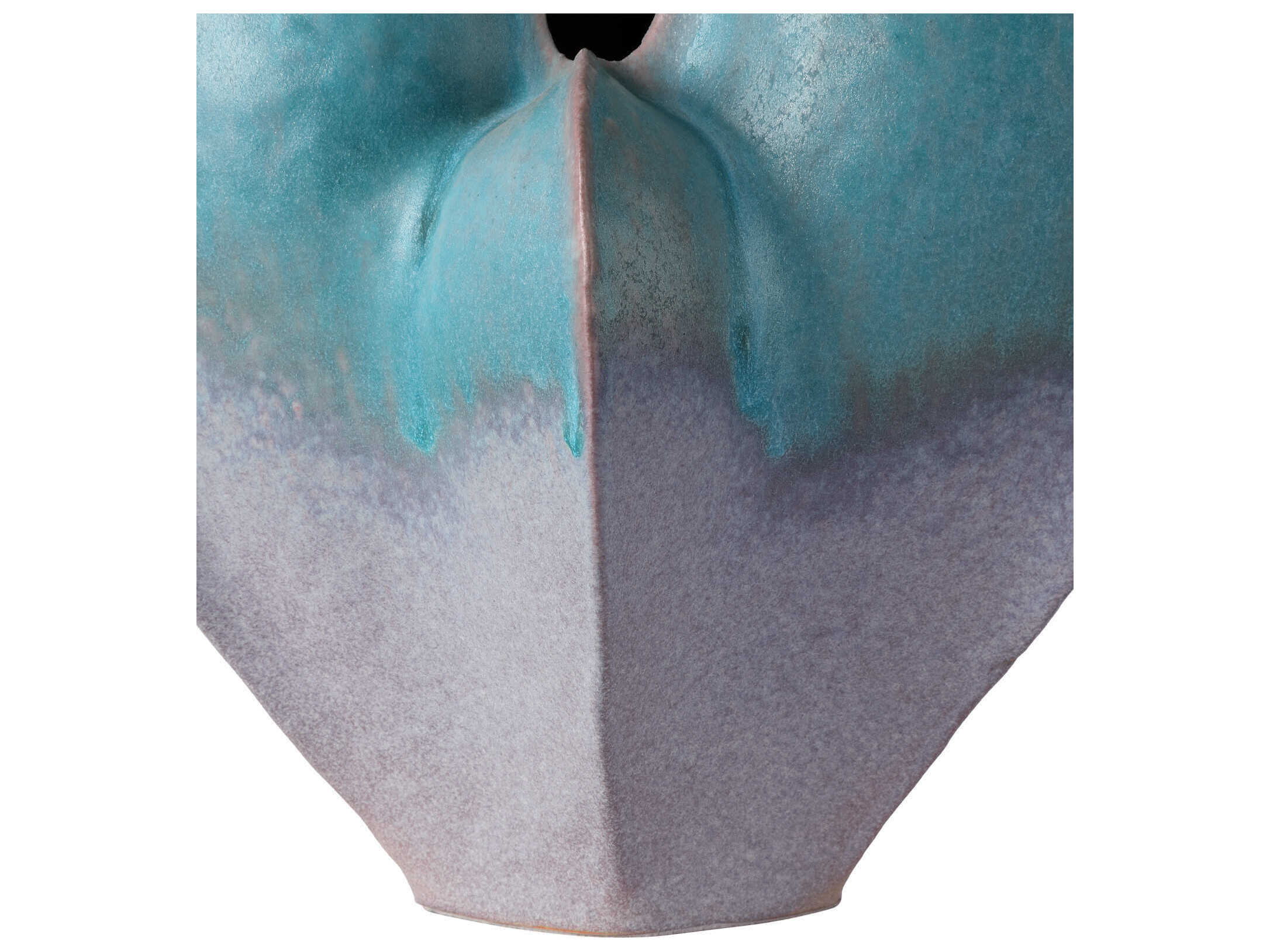 Currey & Company Free-Form Blue Vase