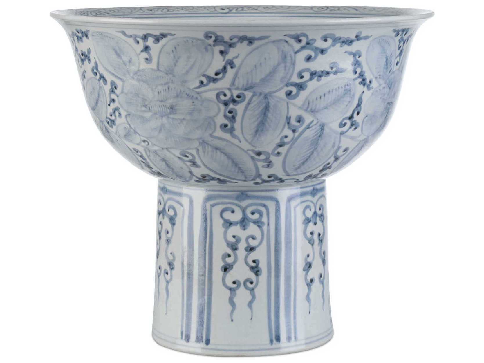 Currey & Company Ming Offering Pedestal Bowl
