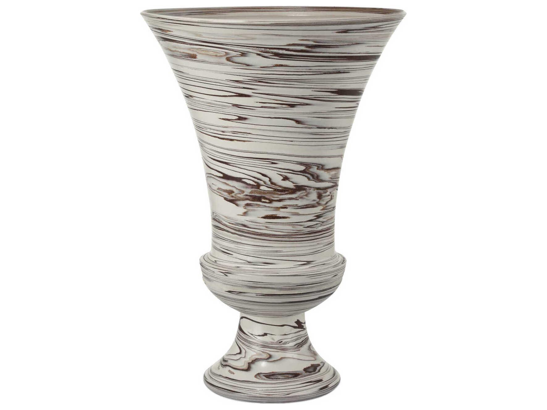 Currey & Company Jejune Beige Footed Vase