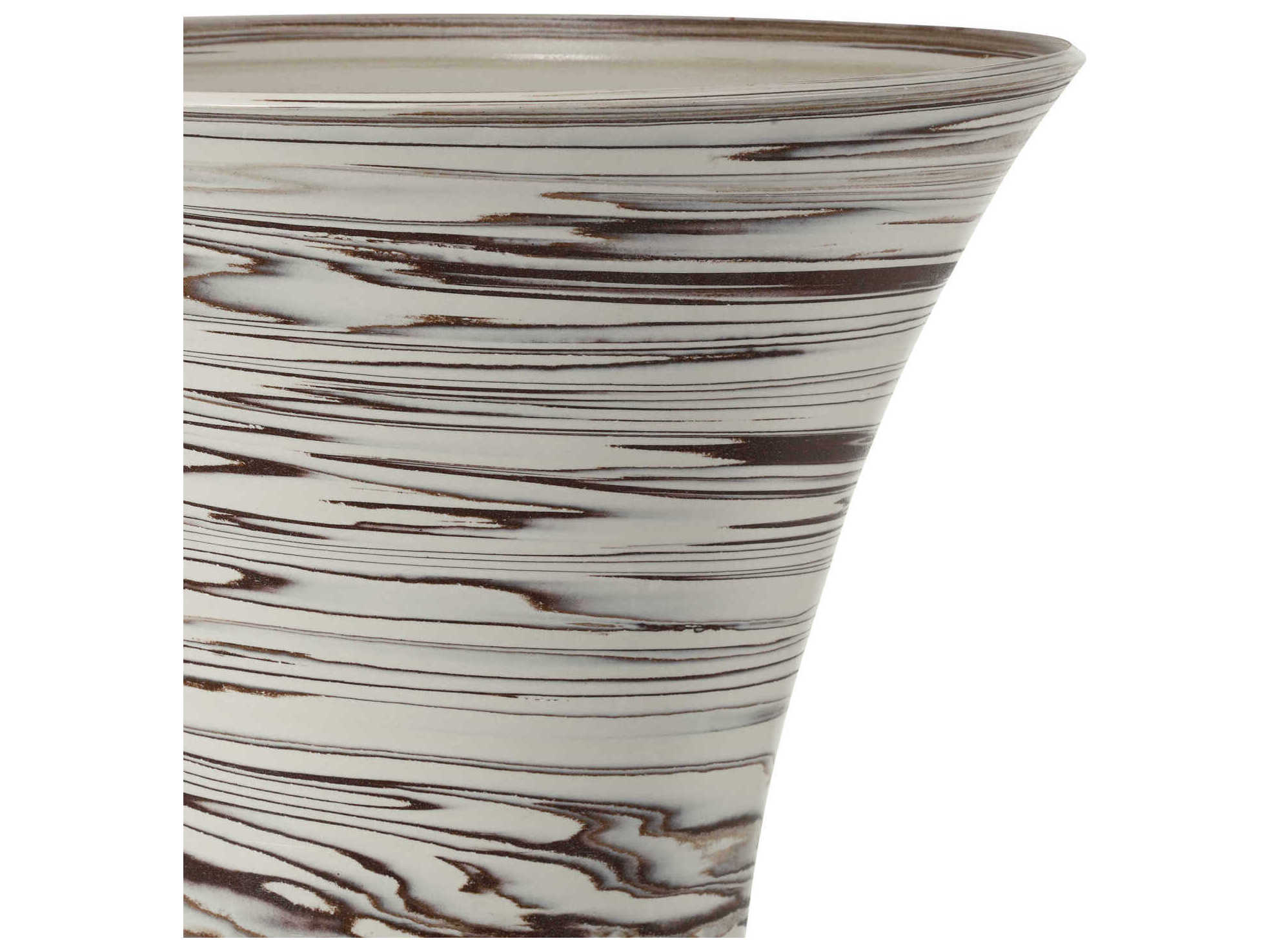 Currey & Company Jejune Beige Footed Vase