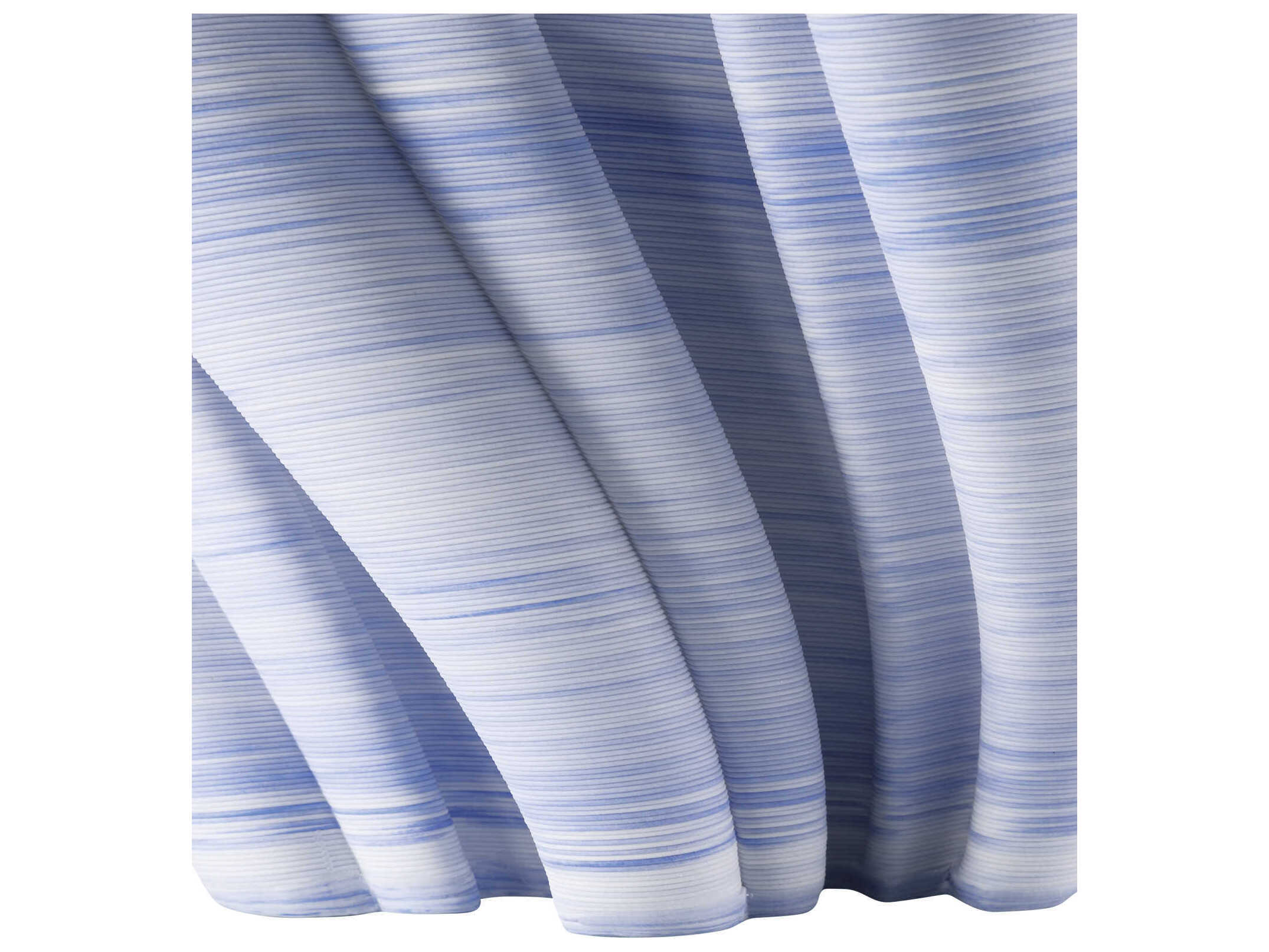 Currey & Company Twirl Blue Bowl