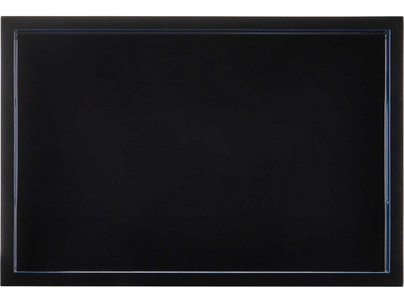 Currey & Company Navy Lacquer Tray Set of 2
