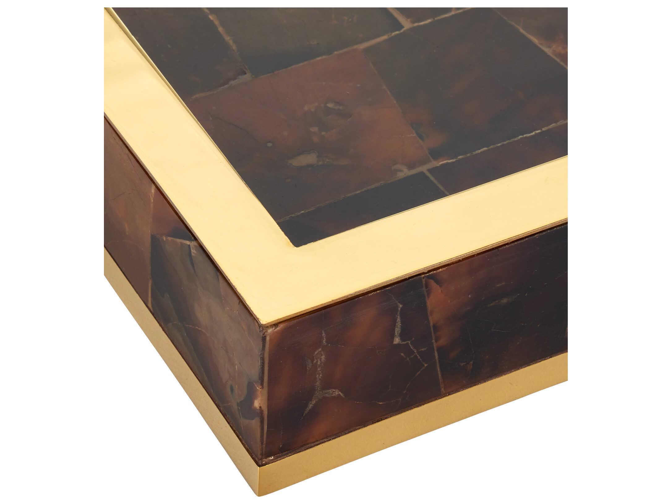 Currey & Company Casey Brown Tray Set of 2