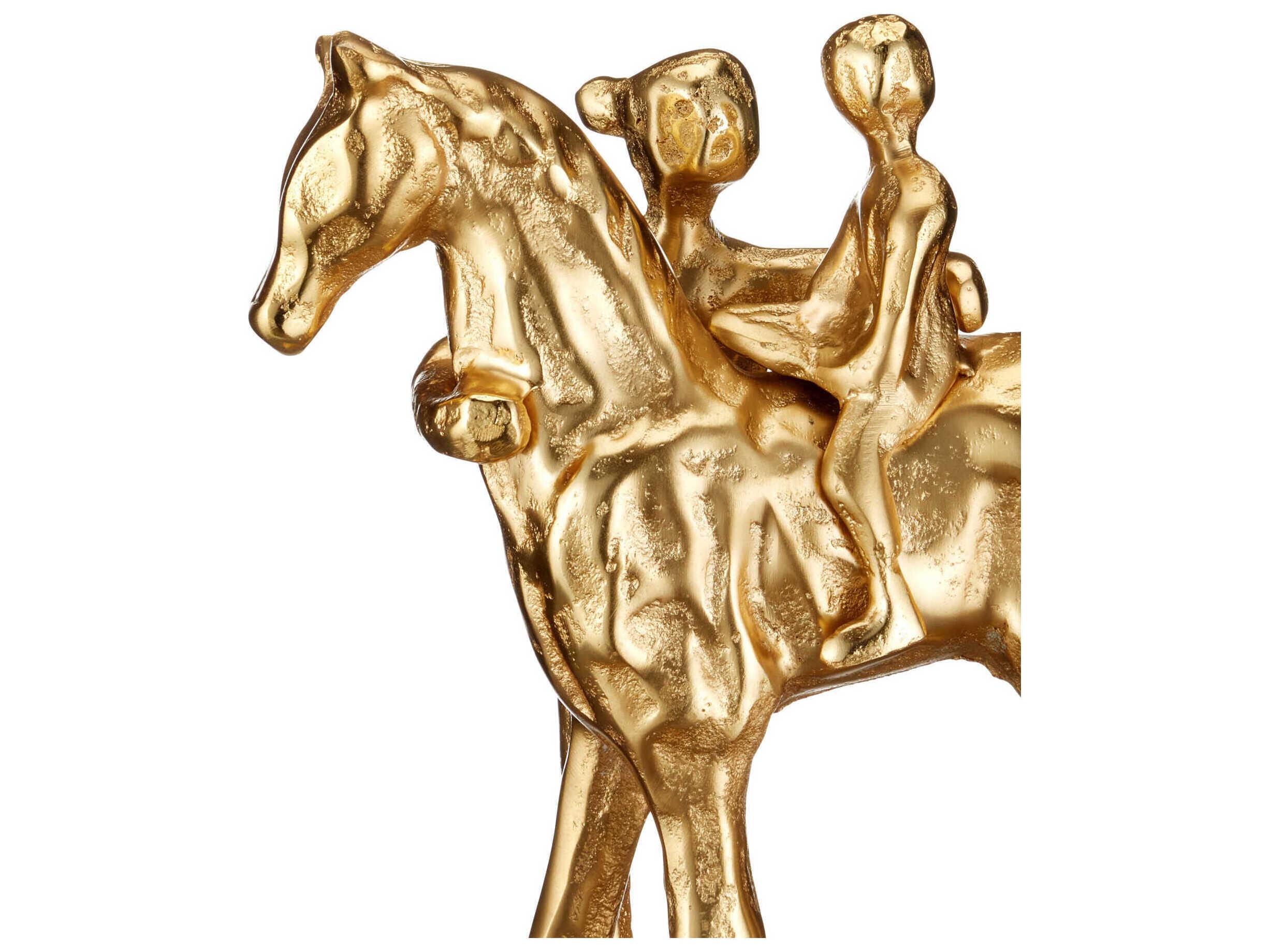 Currey & Company Dujardin Equestrian Sculpture