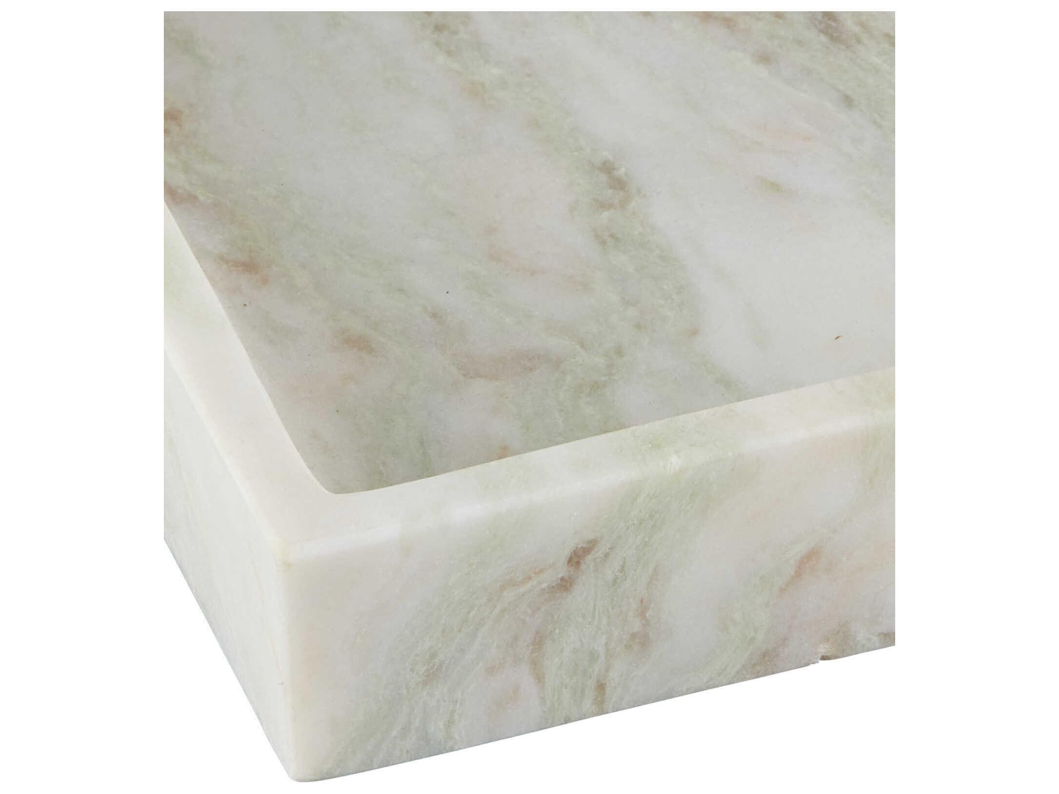 Currey & Company Bilbao Onyx Square Tray