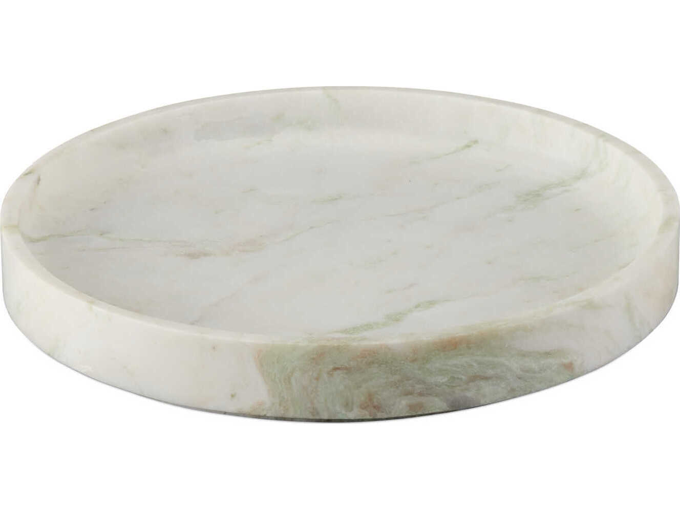 Currey & Company Bilbao Onyx Round Tray