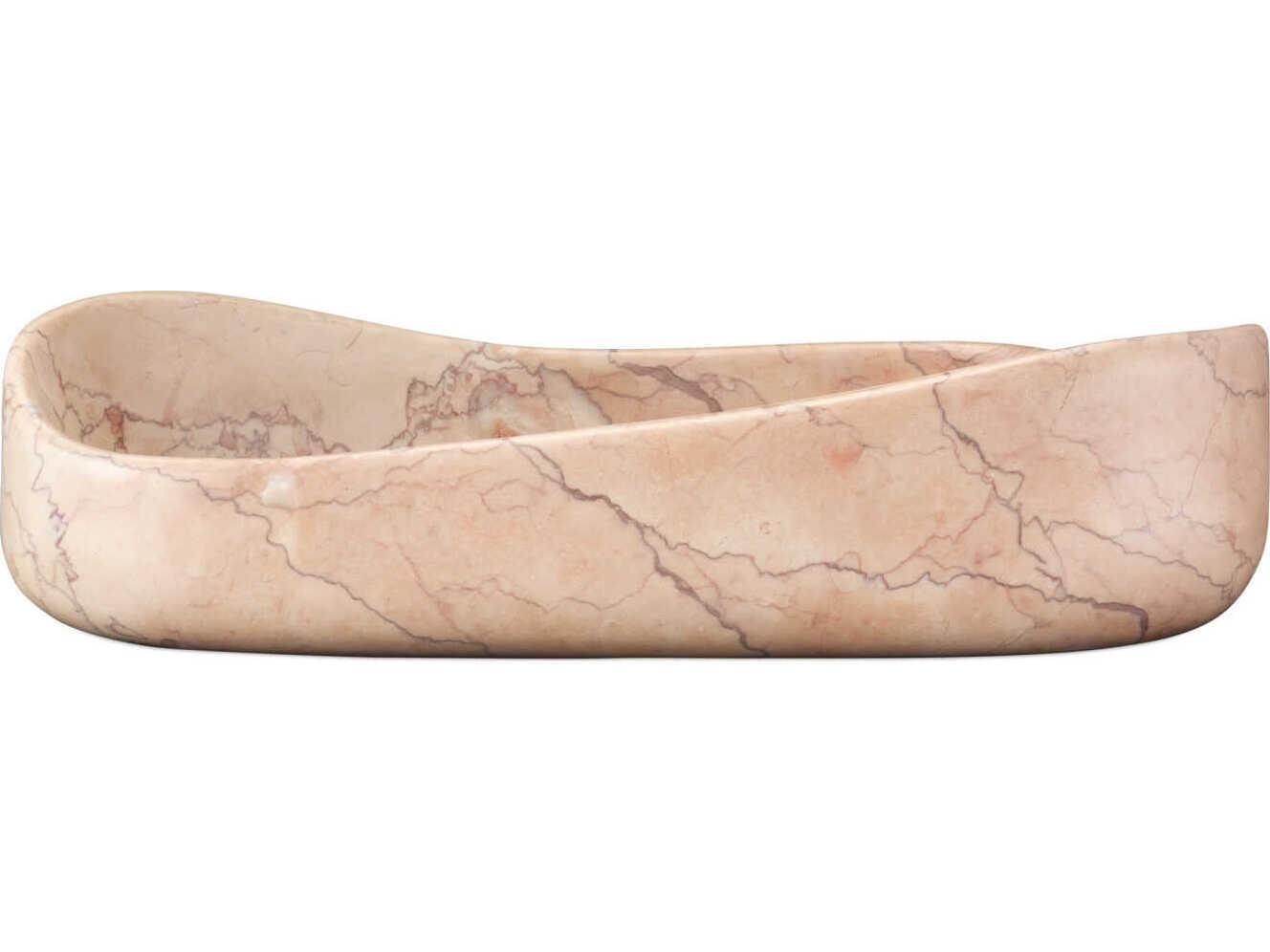 Currey & Company Deaton Rosa Marble Bowl