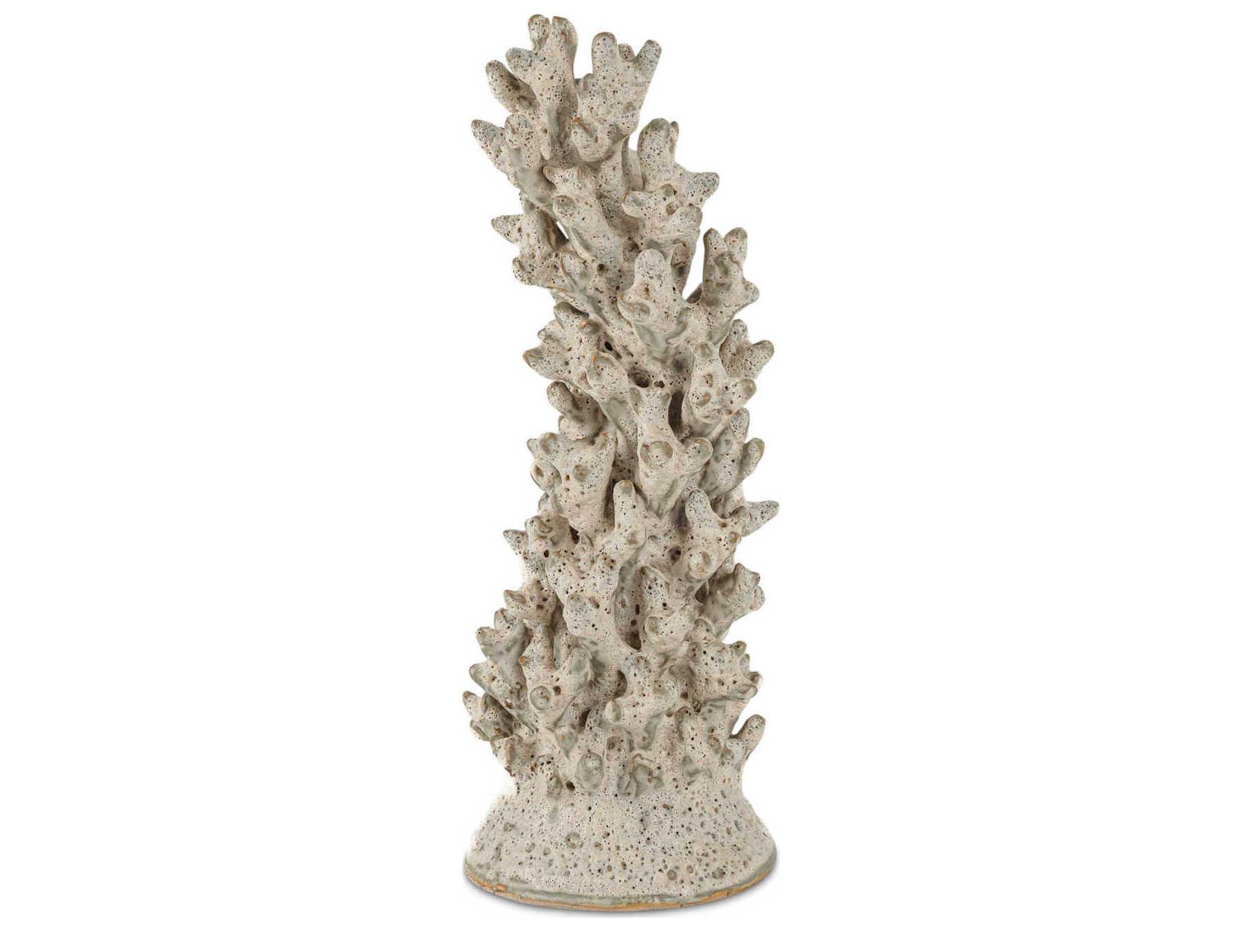 Currey & Company Staghorn White Coral Object