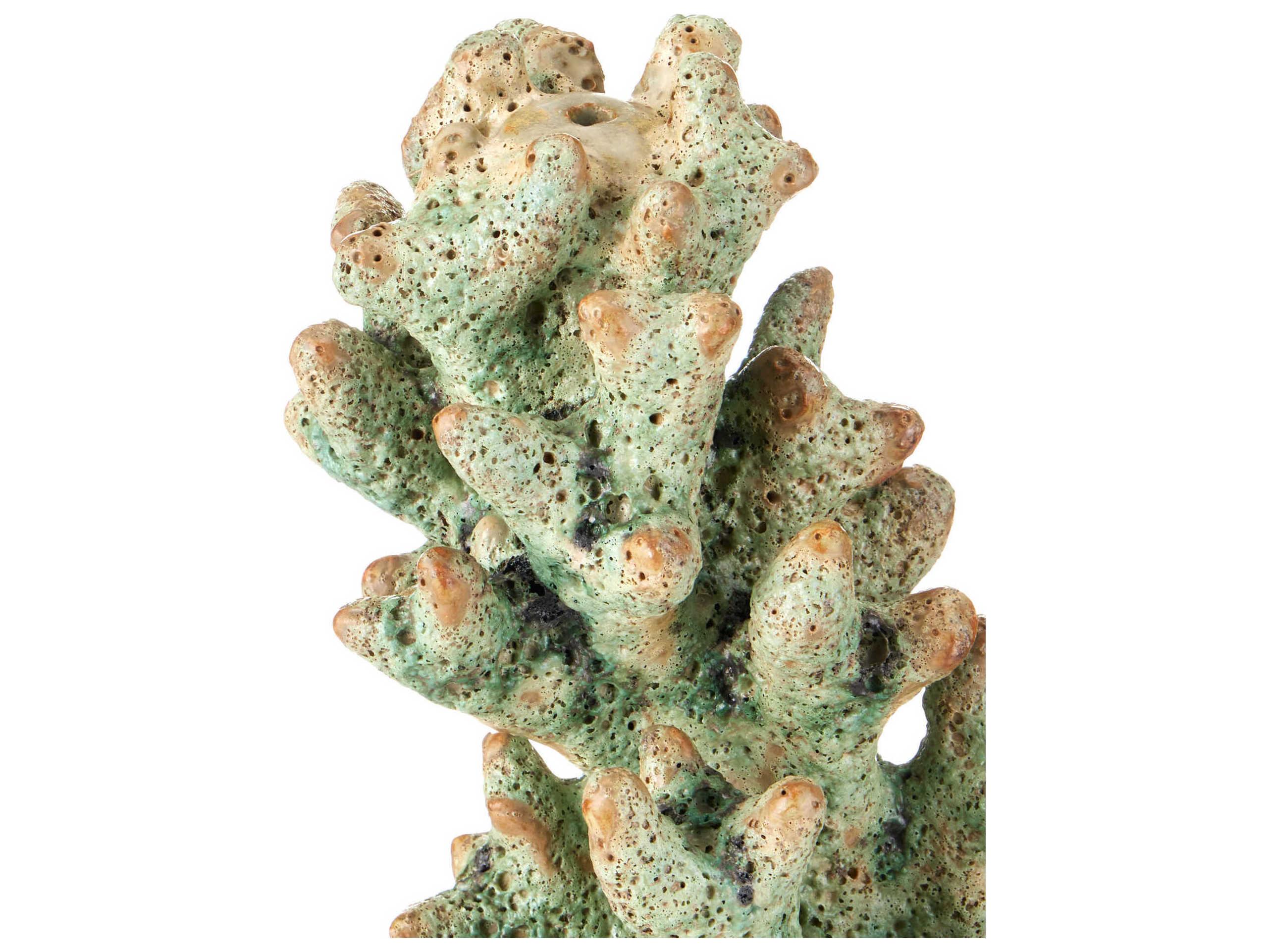 Currey & Company Staghorn Green Coral Object