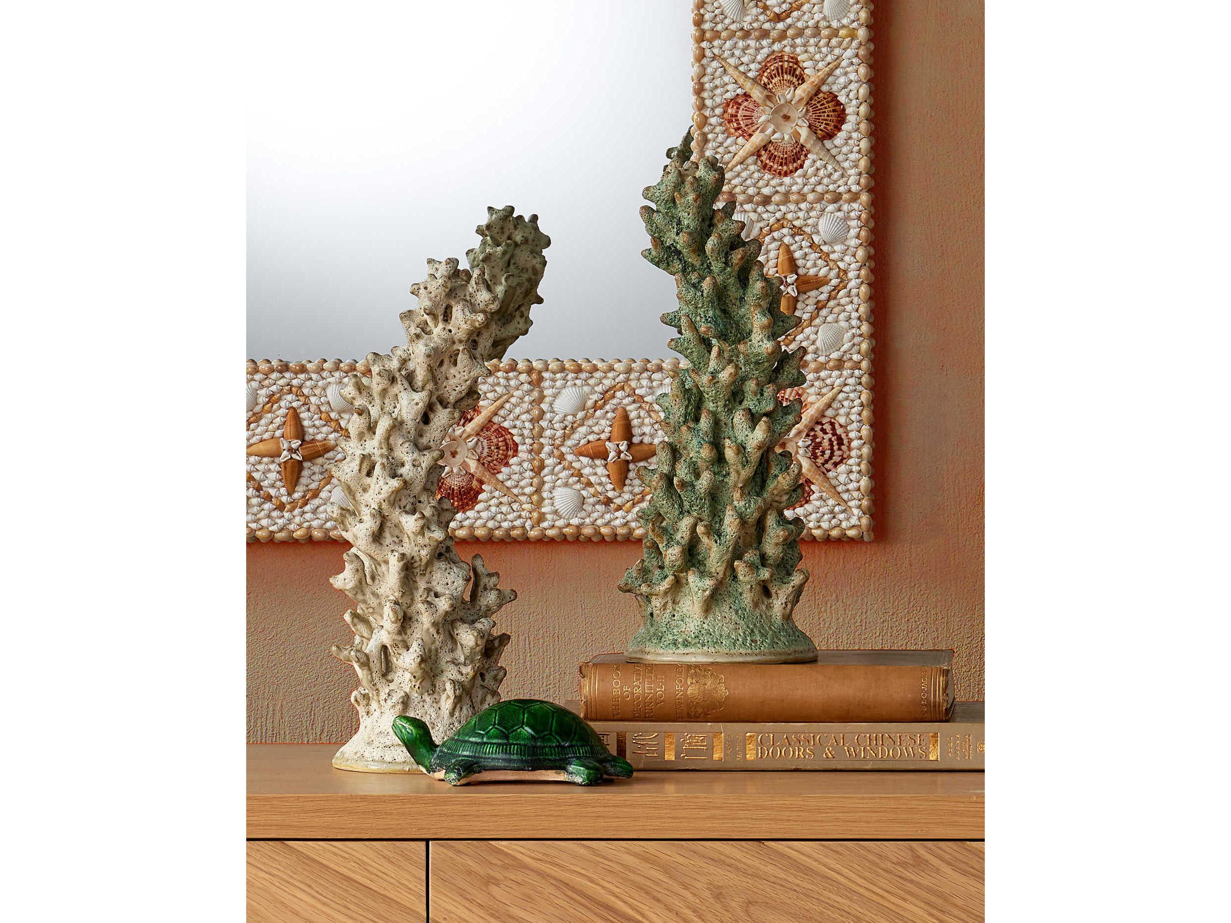 Currey & Company Staghorn Green Coral Object