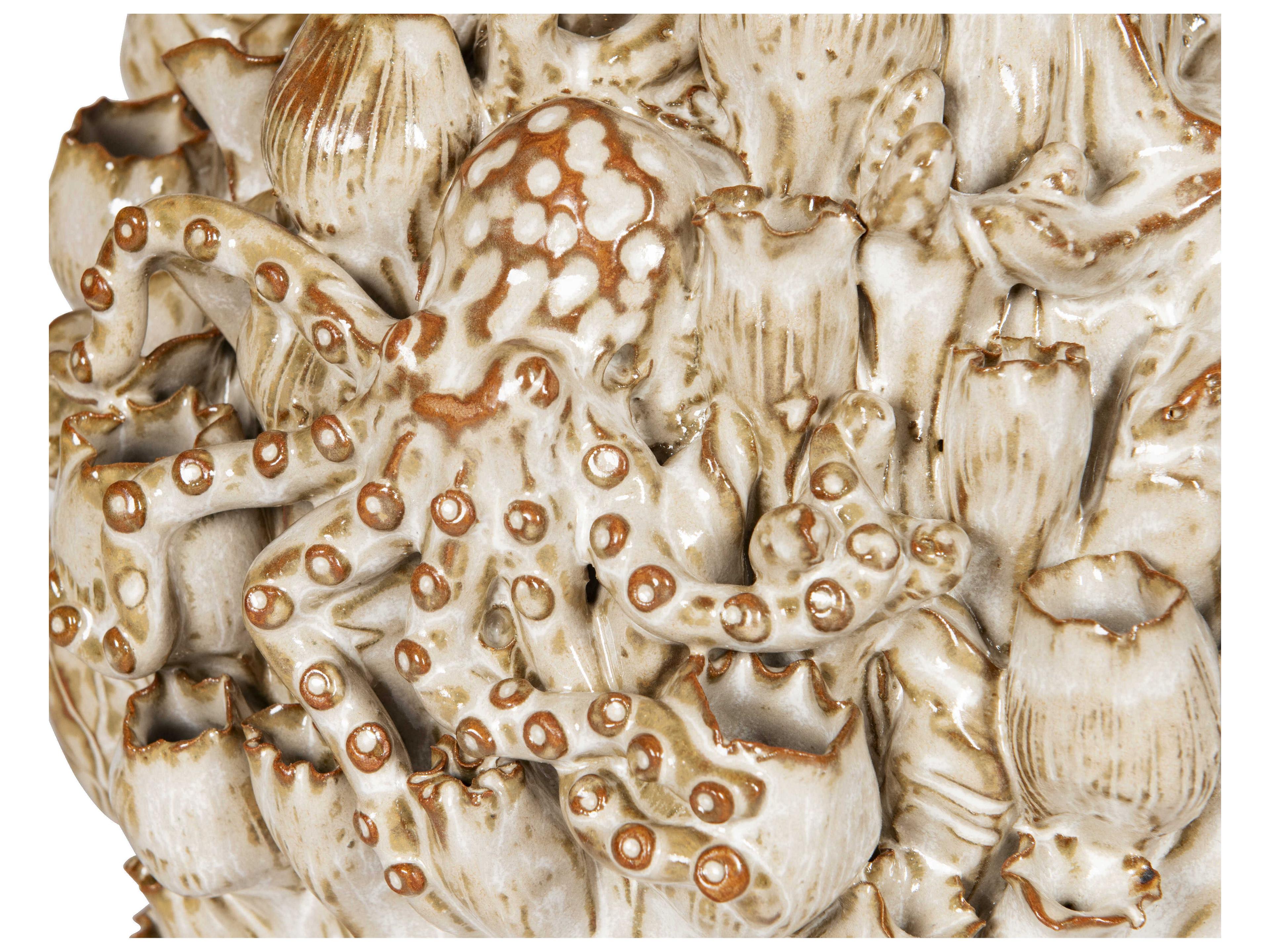 Currey & Company Tidal Milky White Vase