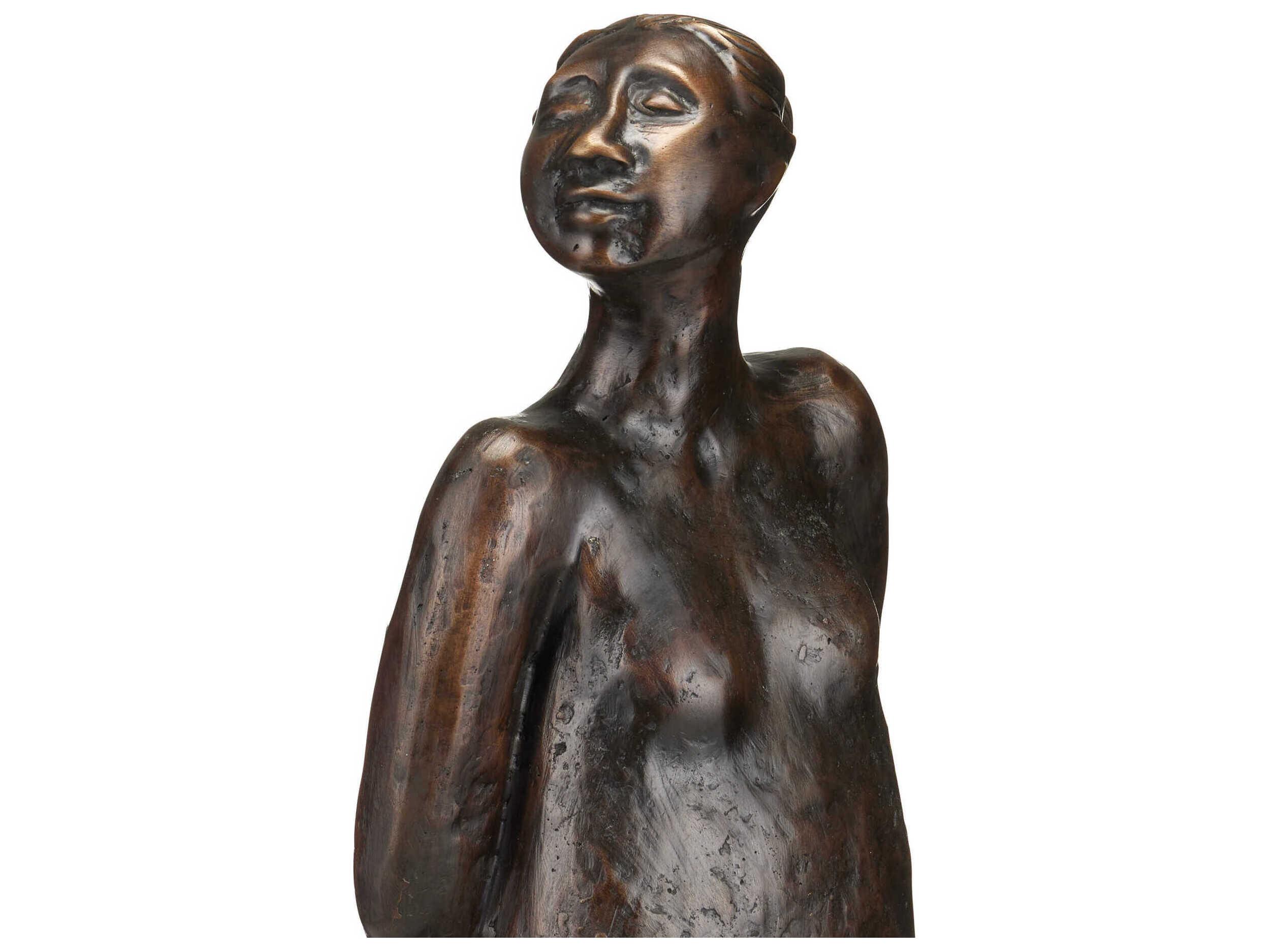 Currey & Company The Tall Empress Bronze Sculpture