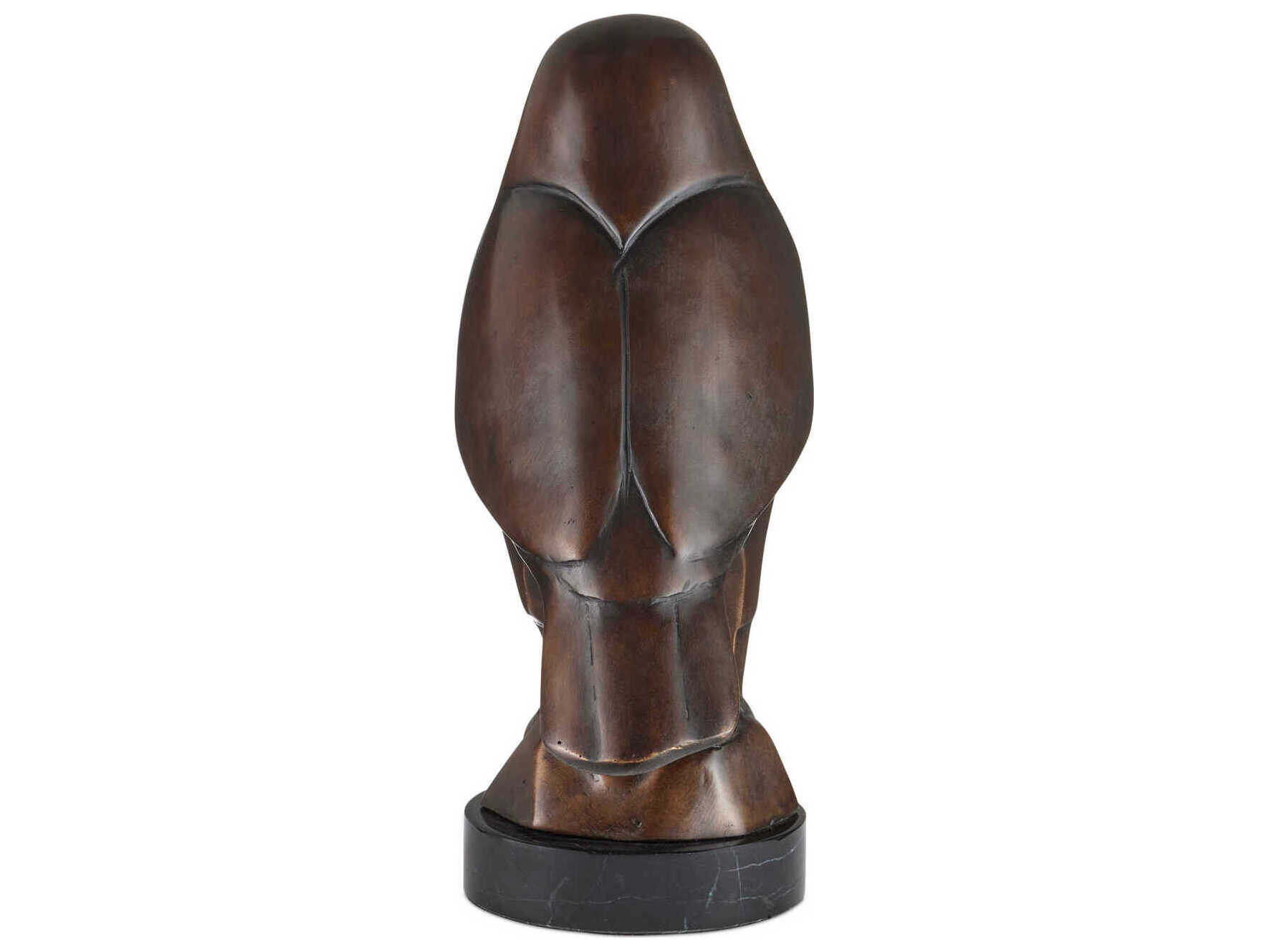 Currey & Company Horus Bird Bronze Sculpture