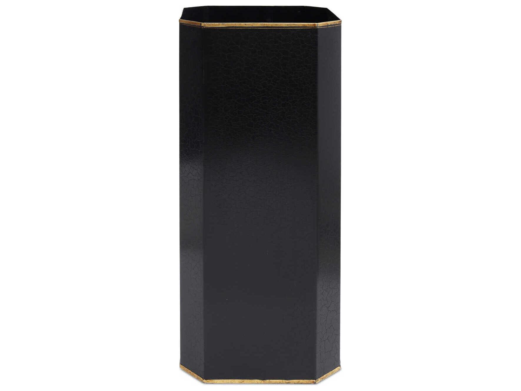 Currey & Company Glasshouse Black Gold Umbrella Stand