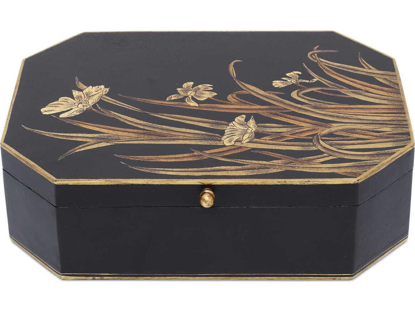 Currey & Company Glasshouse Tole Box