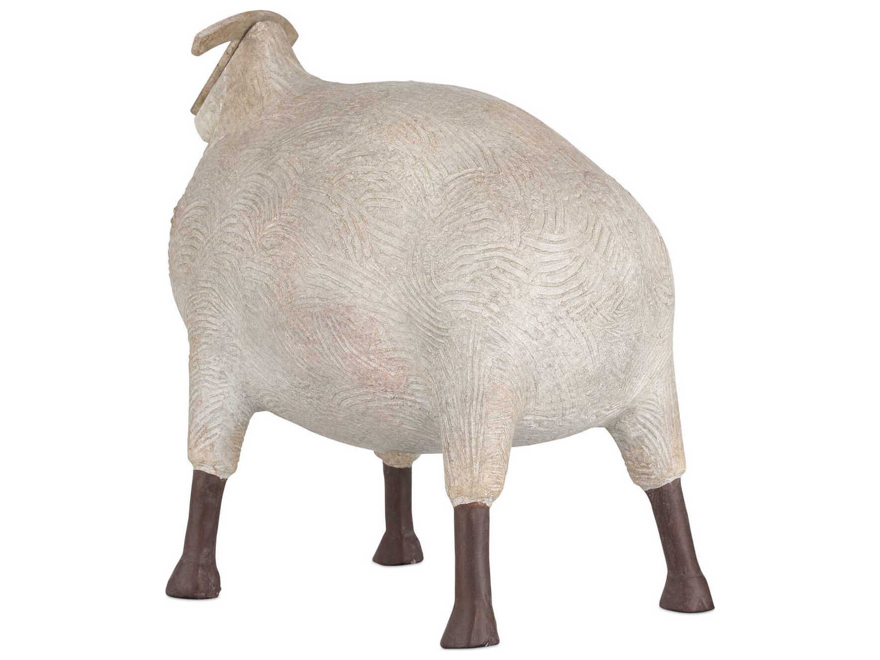 Currey & Company Ancient Ram Sculpture