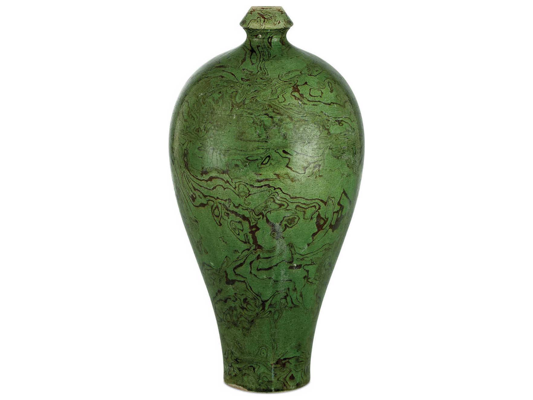 Currey & Company Romulus Green Vase Set of 3