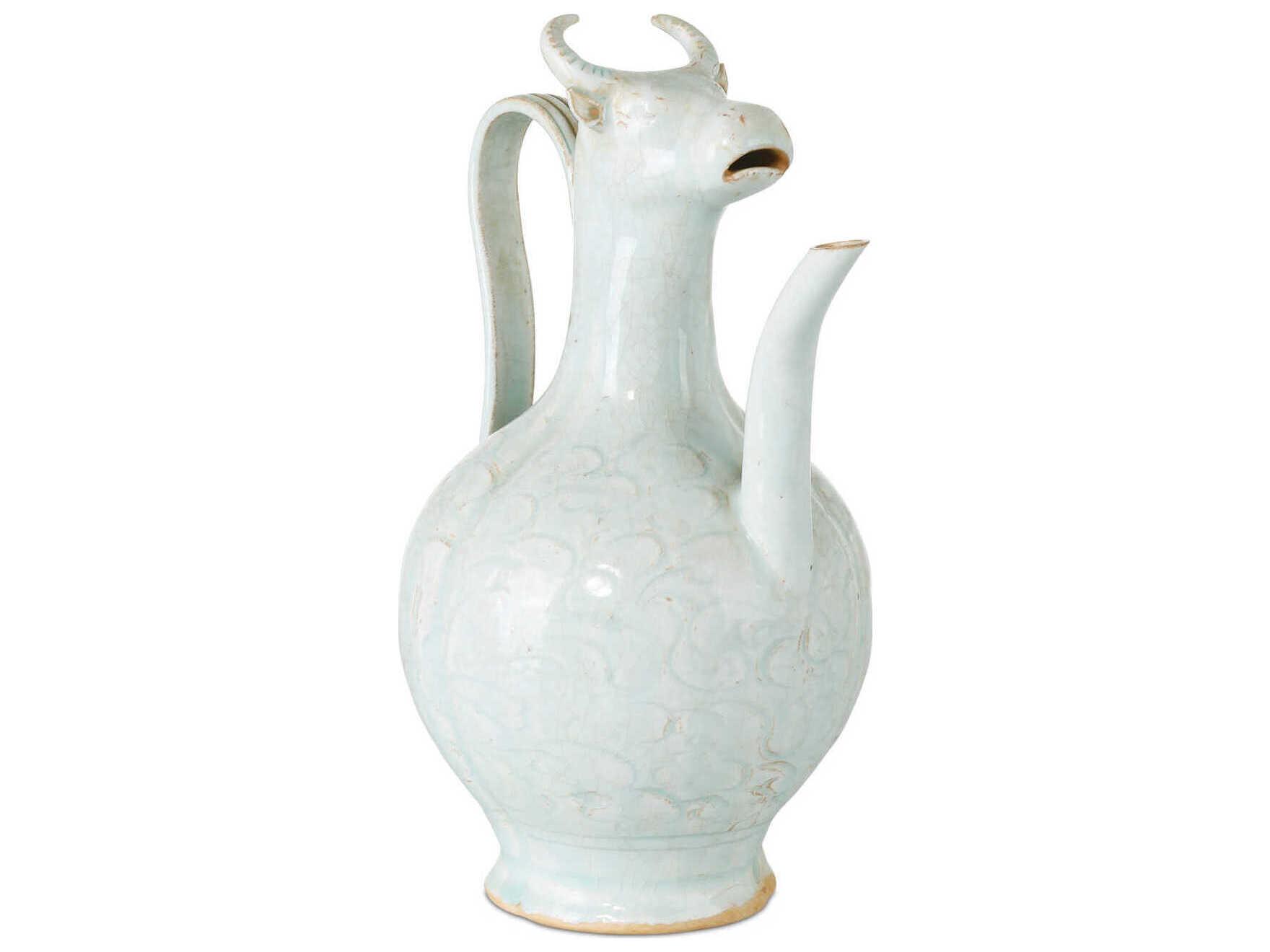 Currey & Company Ritual Celadon Hunting Bottle