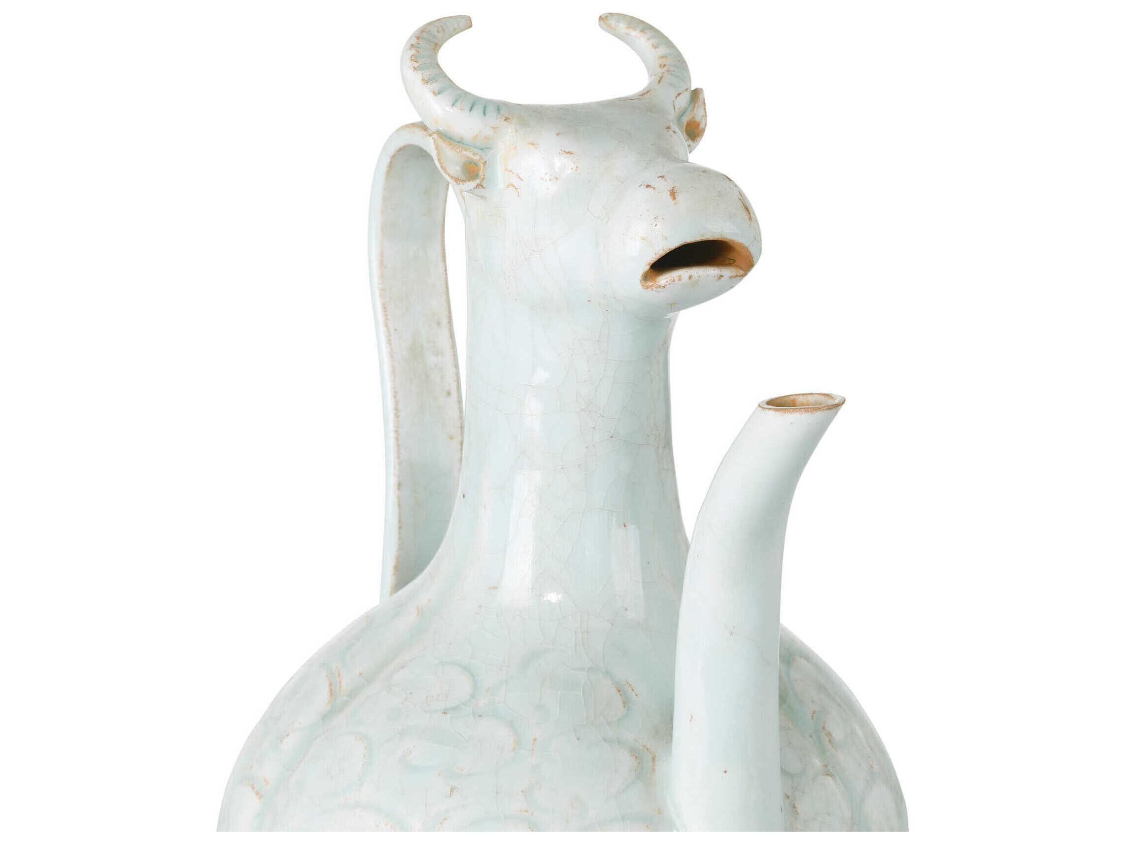 Currey & Company Ritual Celadon Hunting Bottle