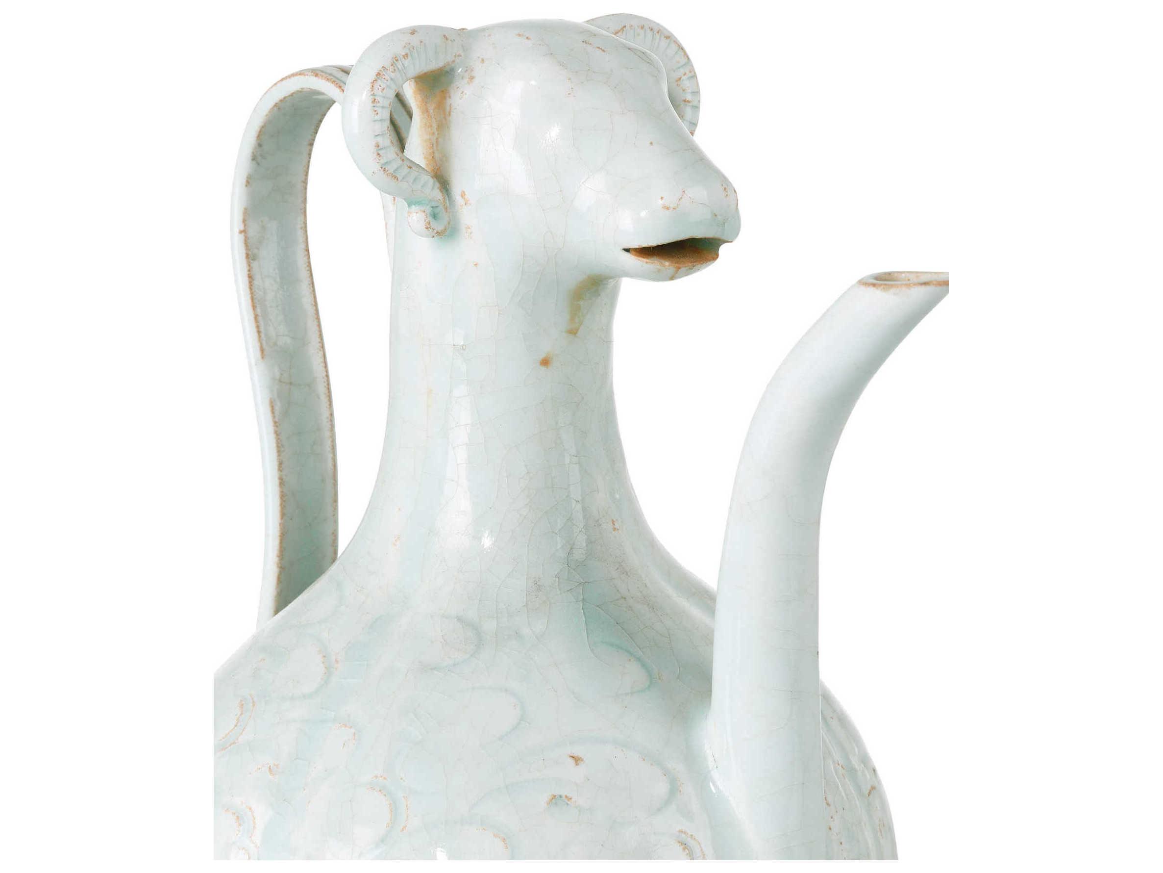 Currey & Company Ritual Celadon Hunting Bottle