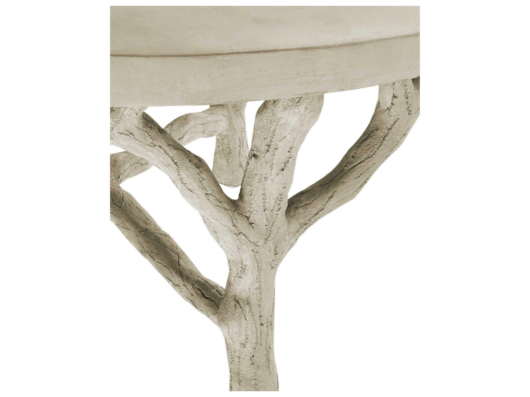 Currey & Company Beaujon Round Concrete Portland Coffee Table