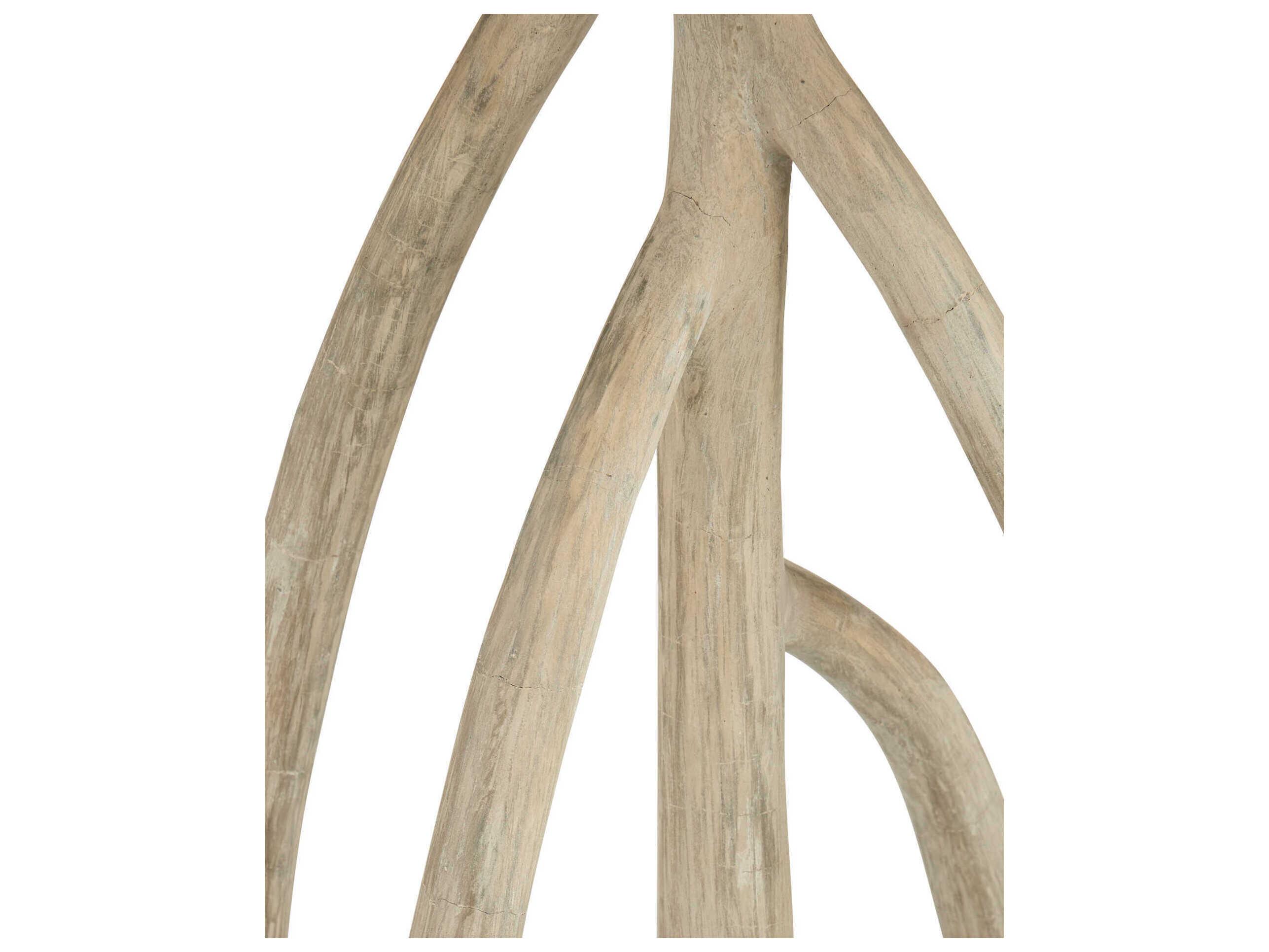 Currey & Company Mangal Round Concrete Portland End Table