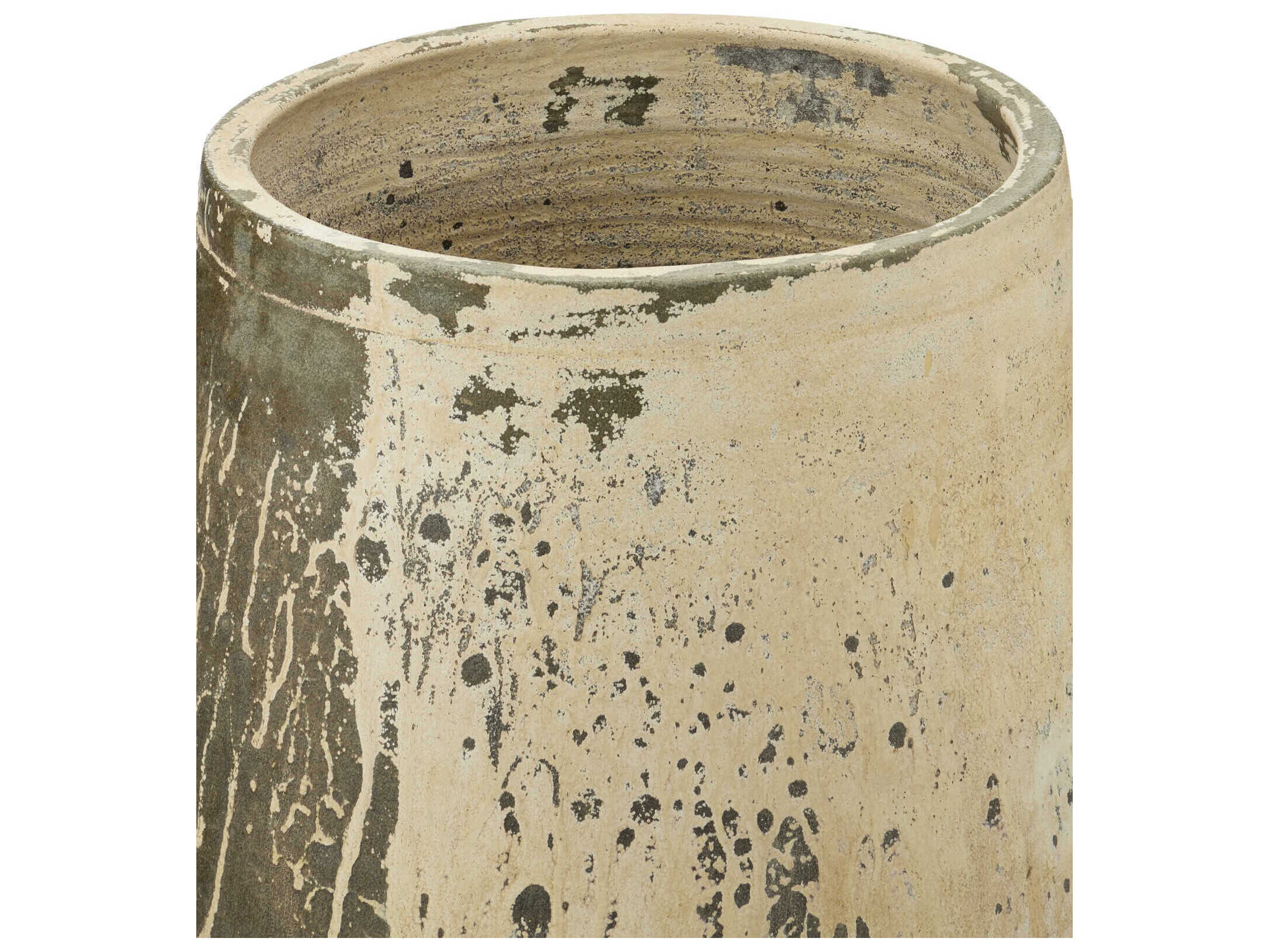 Currey & Company Greenish White Capaci Plant Stands