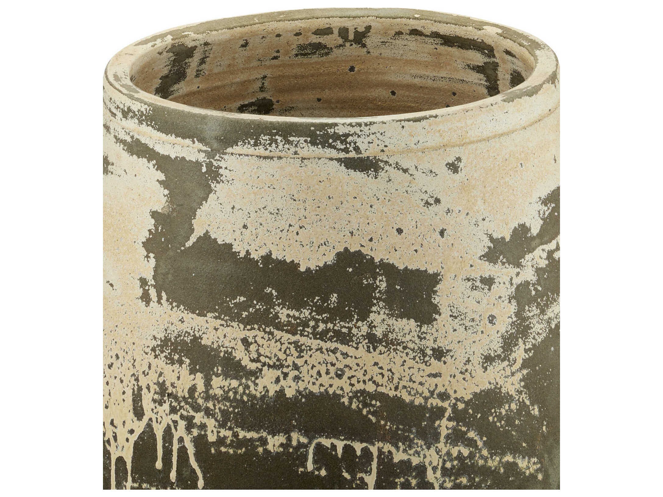 Currey & Company Greenish White Sicilia Plant Stands