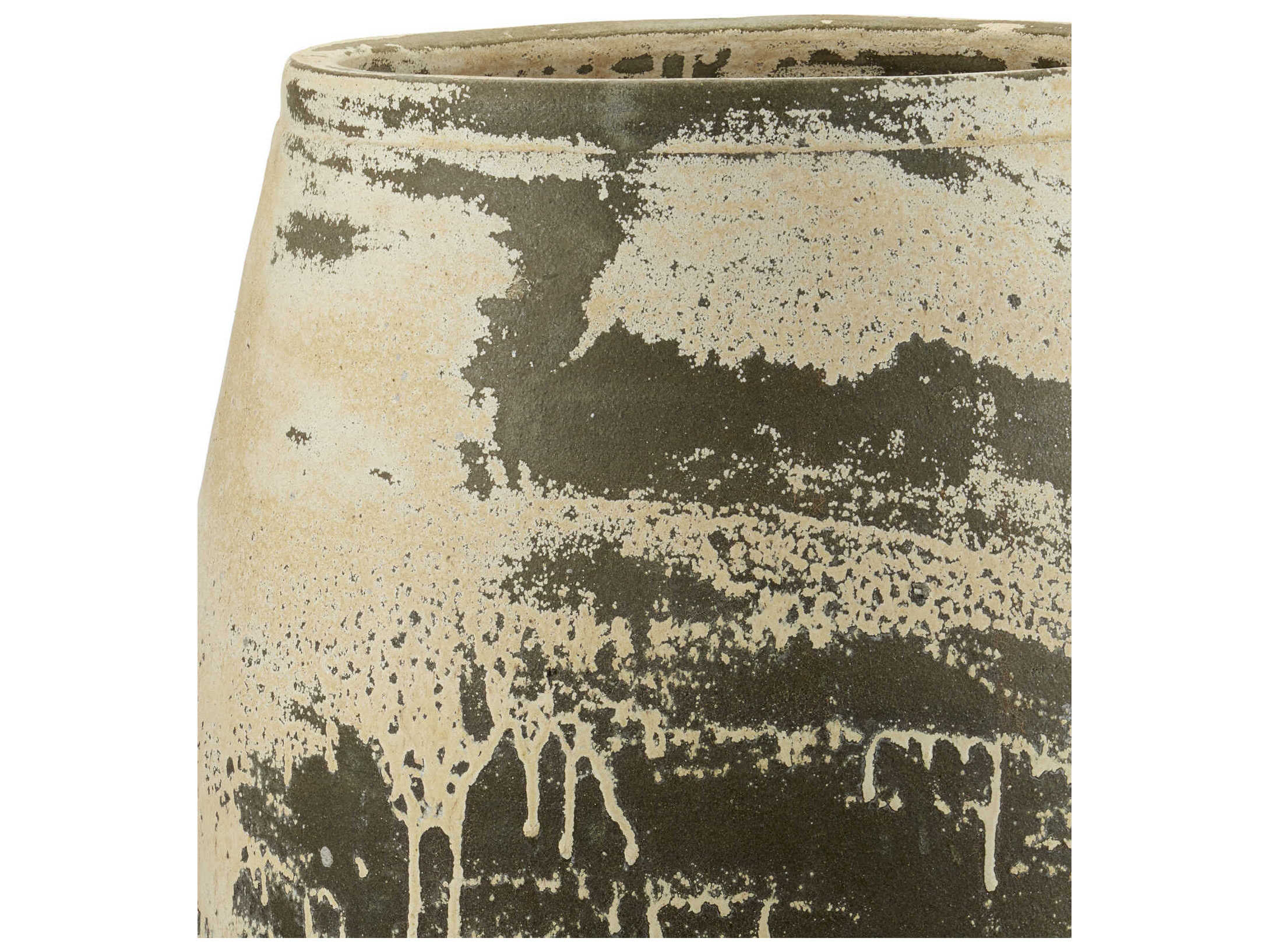 Currey & Company Greenish White Sicilia Plant Stands