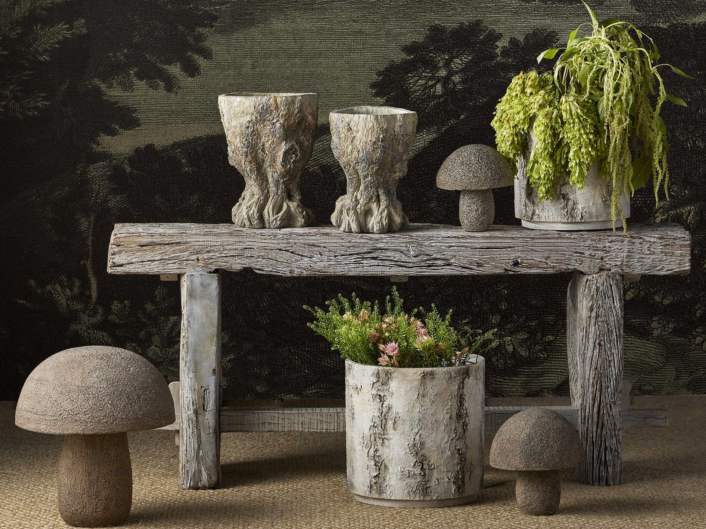 Currey & Company Faux Birch Planter