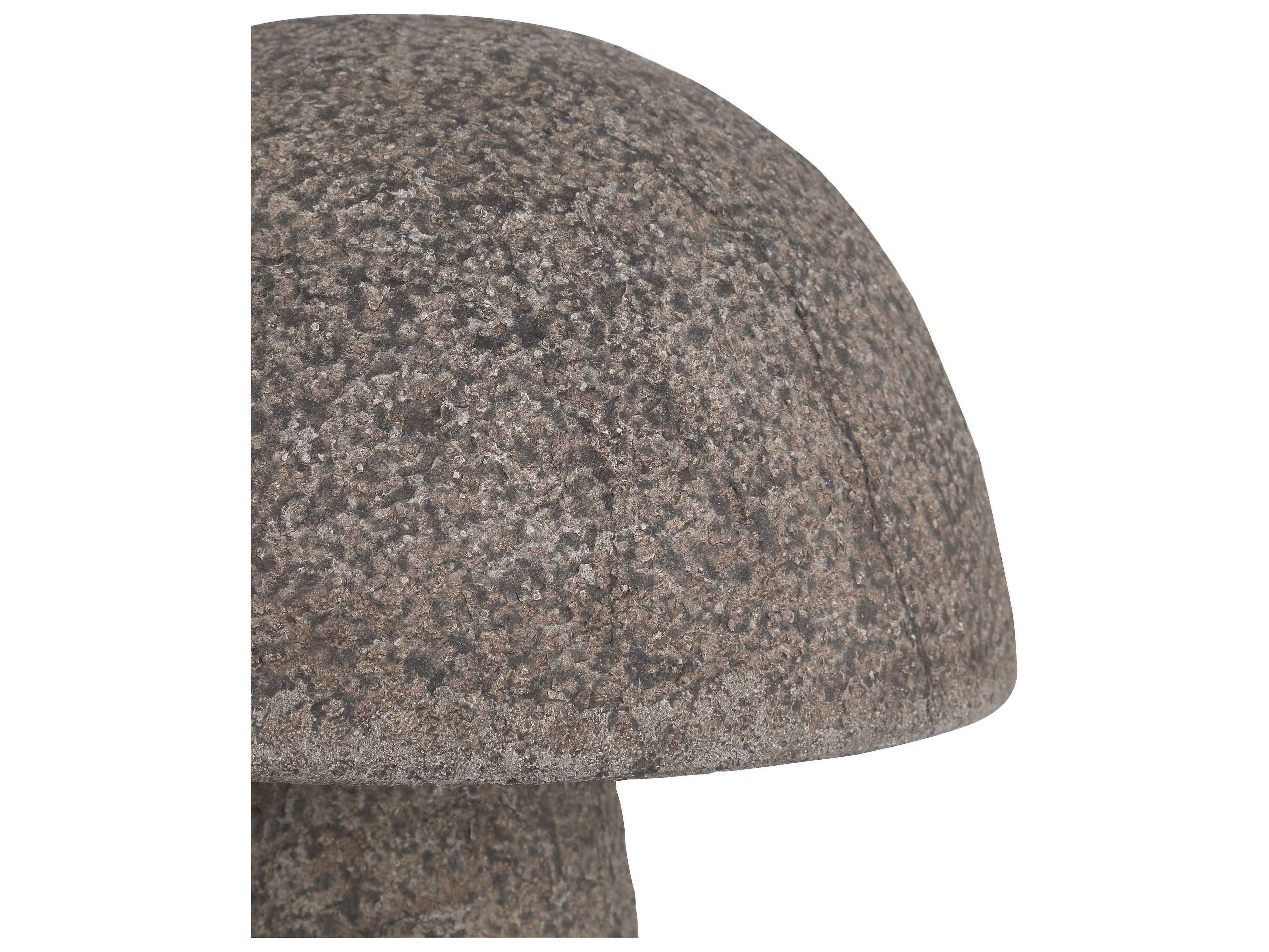 Currey & Company Textured Brown Mushroom Sculpture