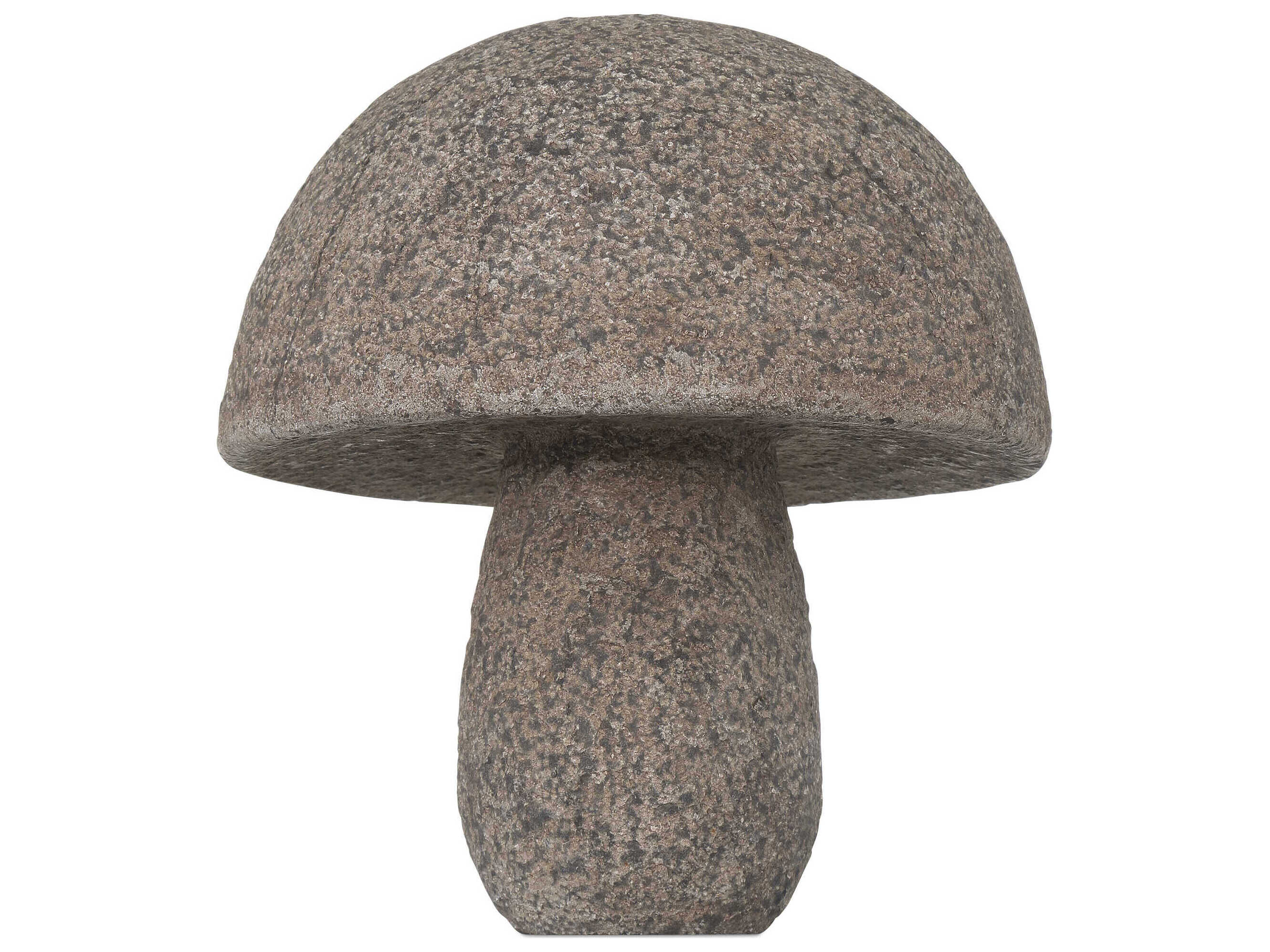Currey & Company Textured Brown Mushroom Sculpture