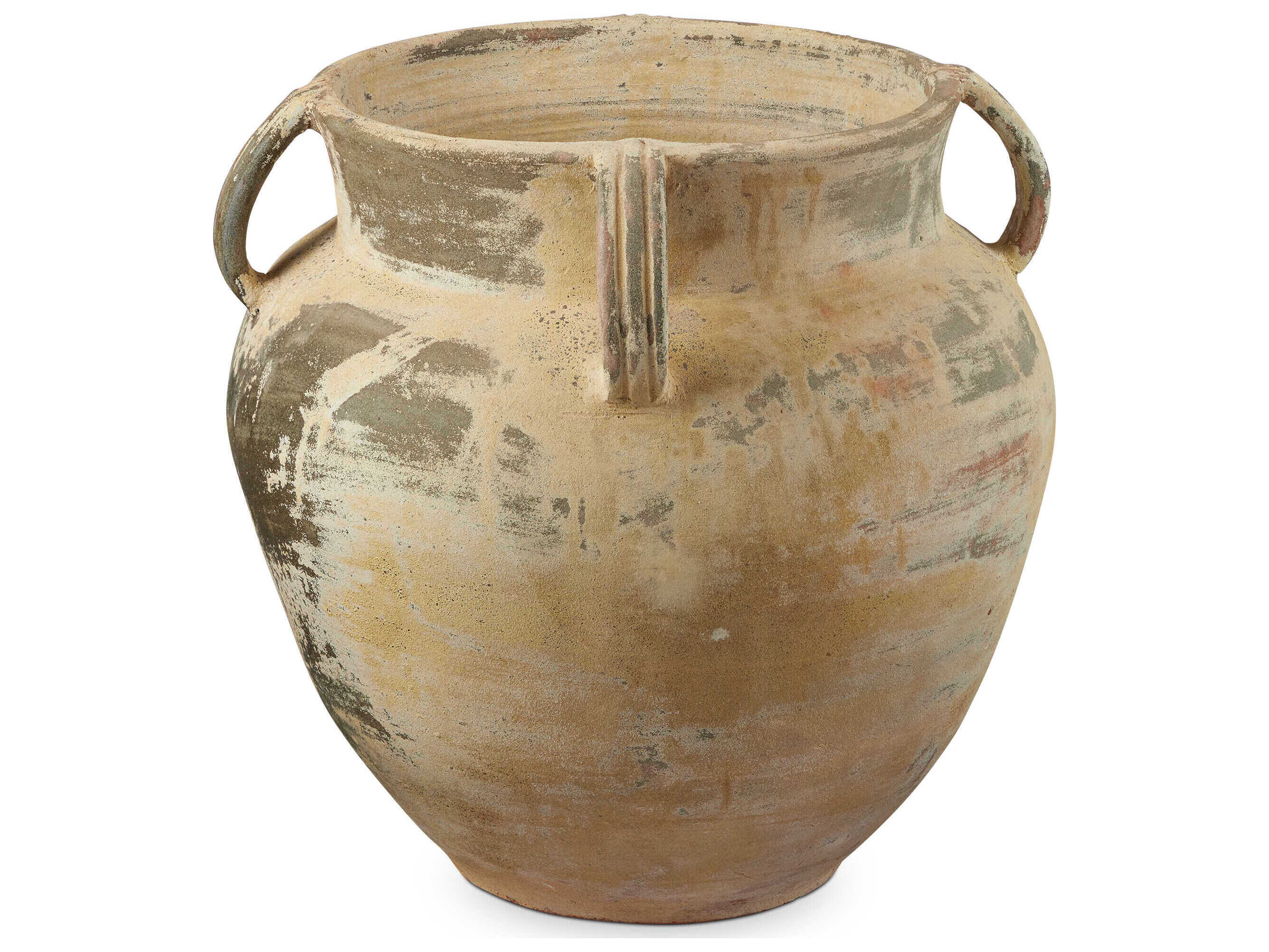 Currey & Company Agrigento Antique White Planter