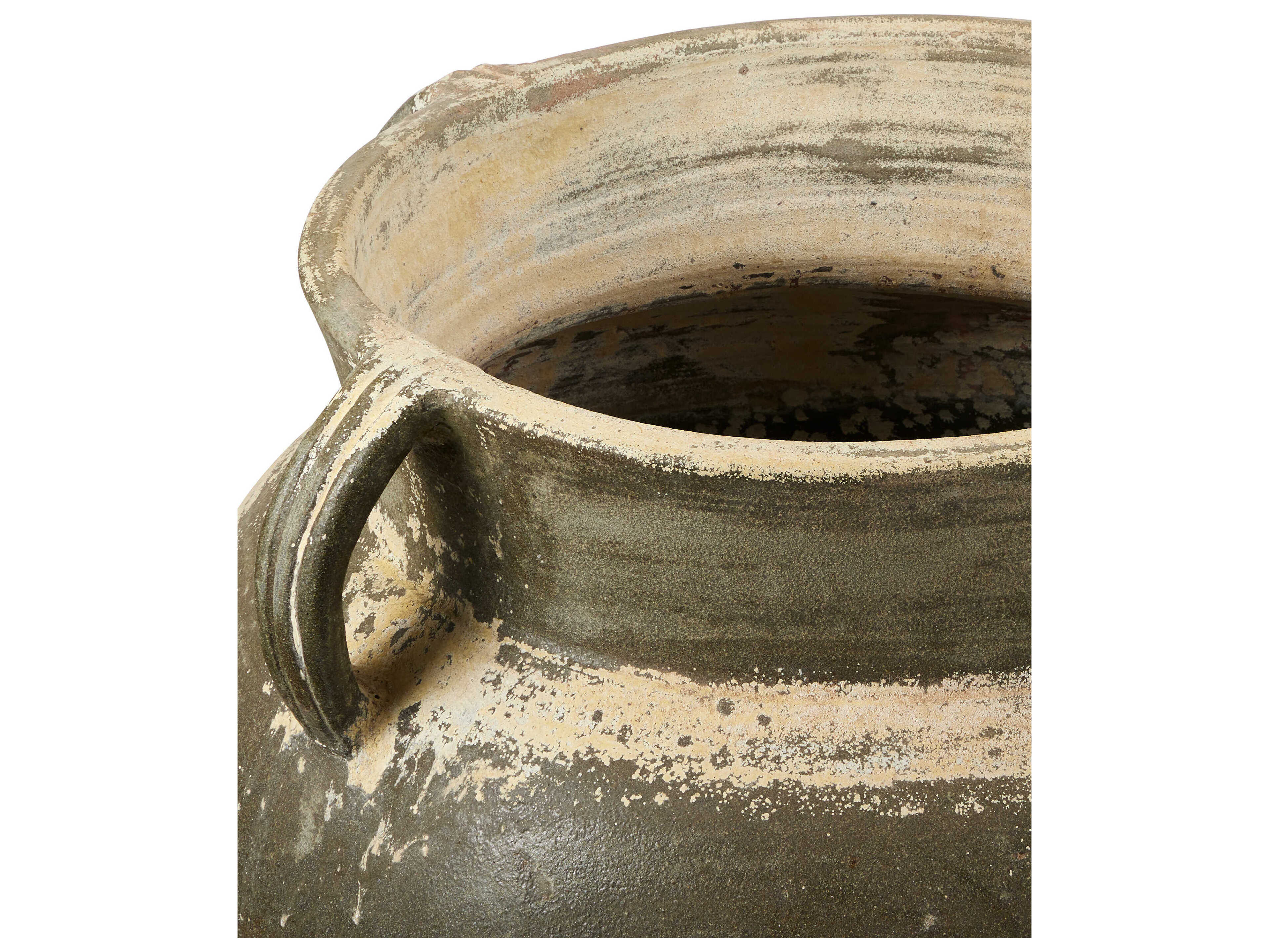 Currey & Company Agrigento Antique White Planter