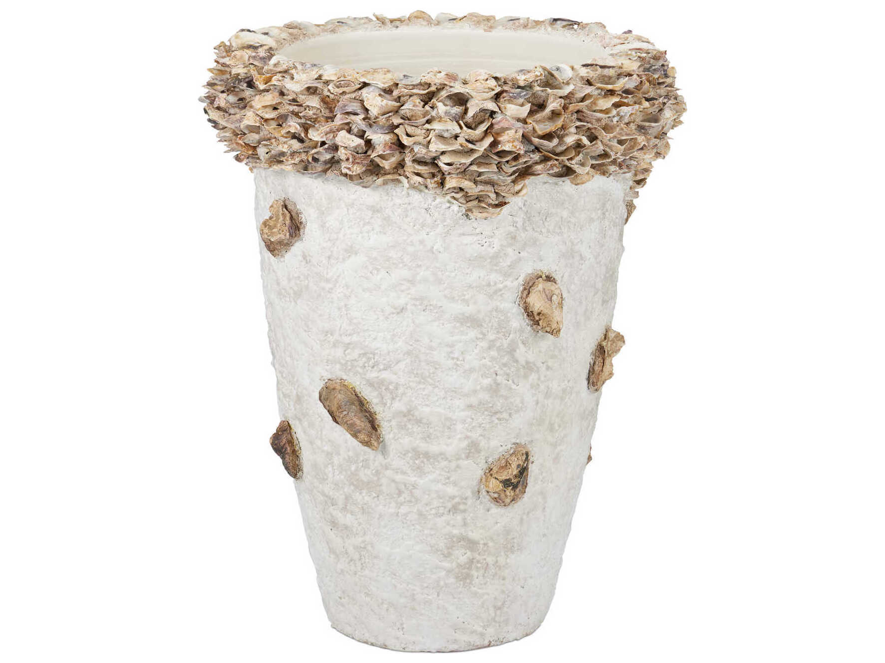 Currey & Company Oyster Shell Portland Planter