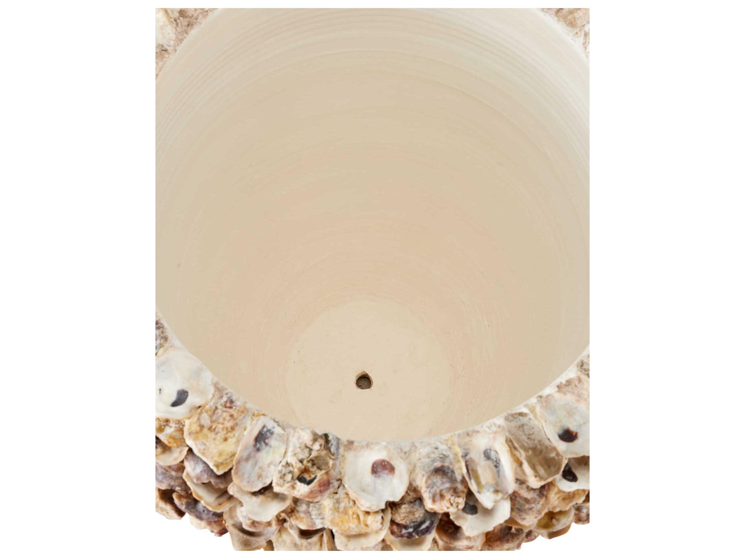 Currey & Company Oyster Shell Portland Planter