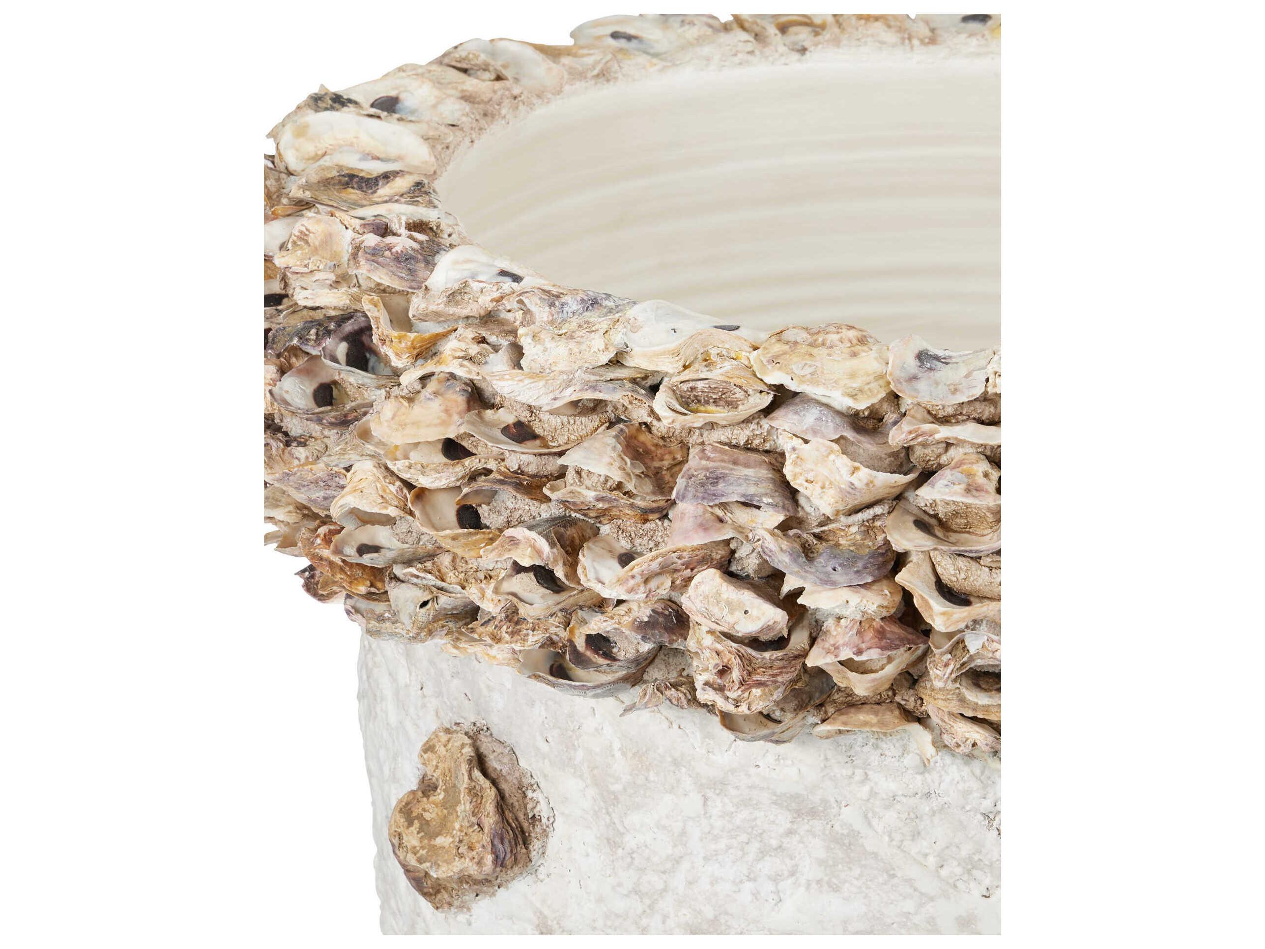 Currey & Company Oyster Shell Portland Planter