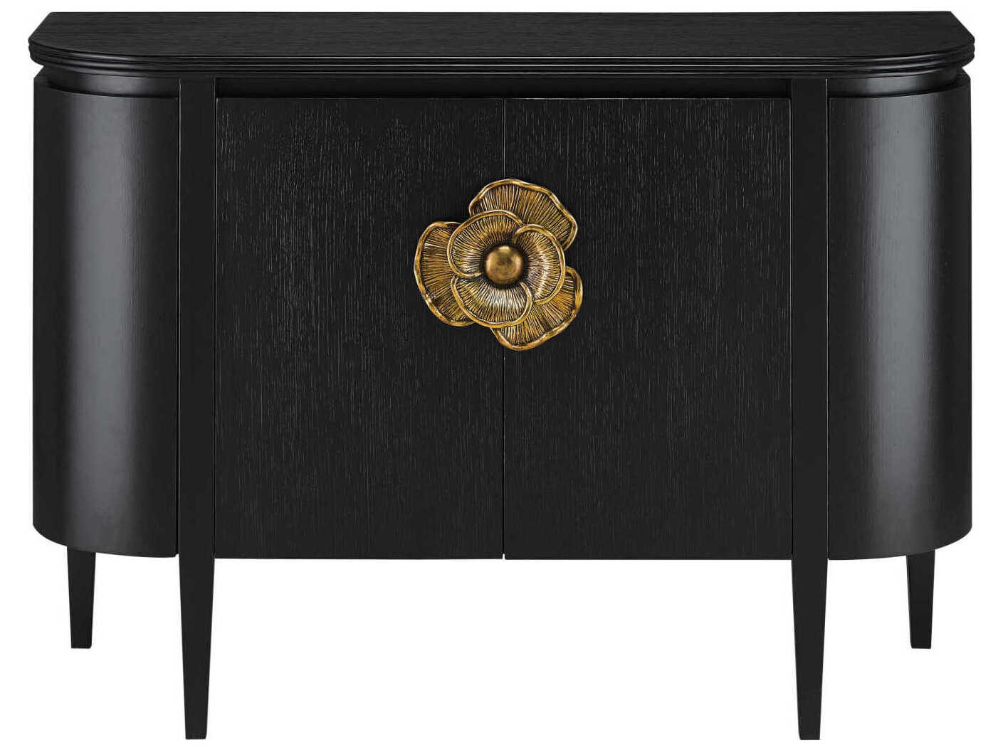 Currey & Company Briallen Demilune Accent Cabinet