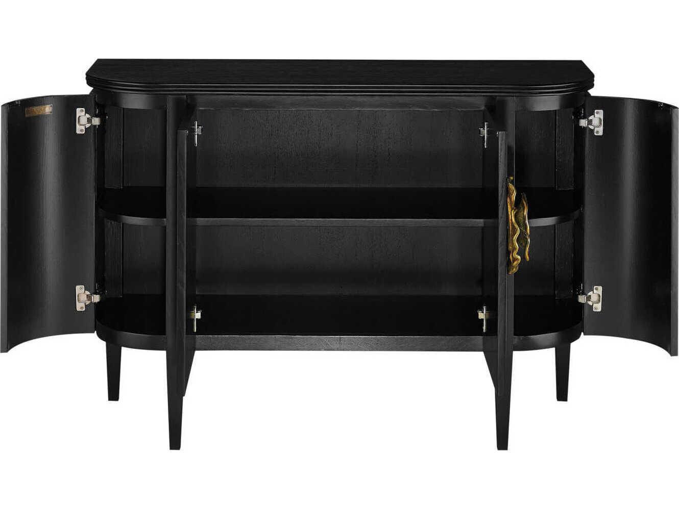 Currey & Company Briallen Demilune Accent Cabinet