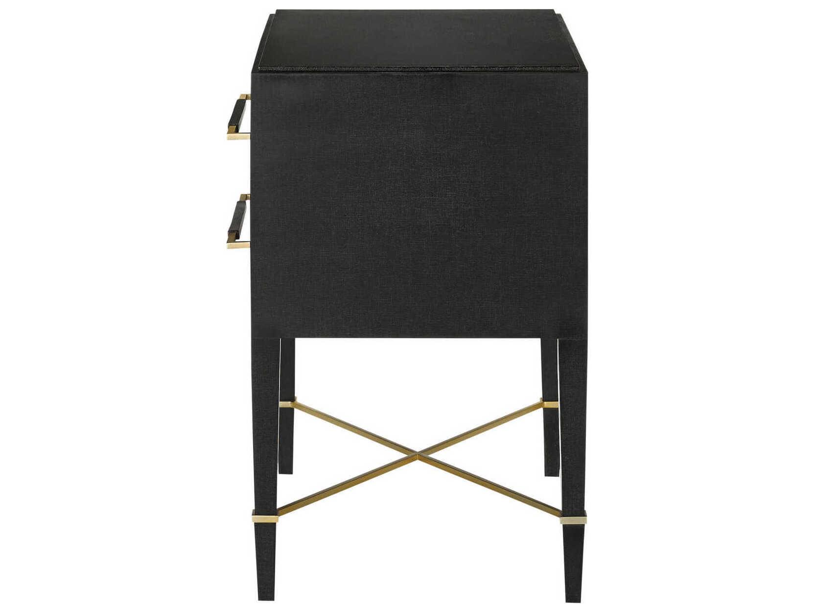 Currey & Company Verona 2-Drawers Nightstand