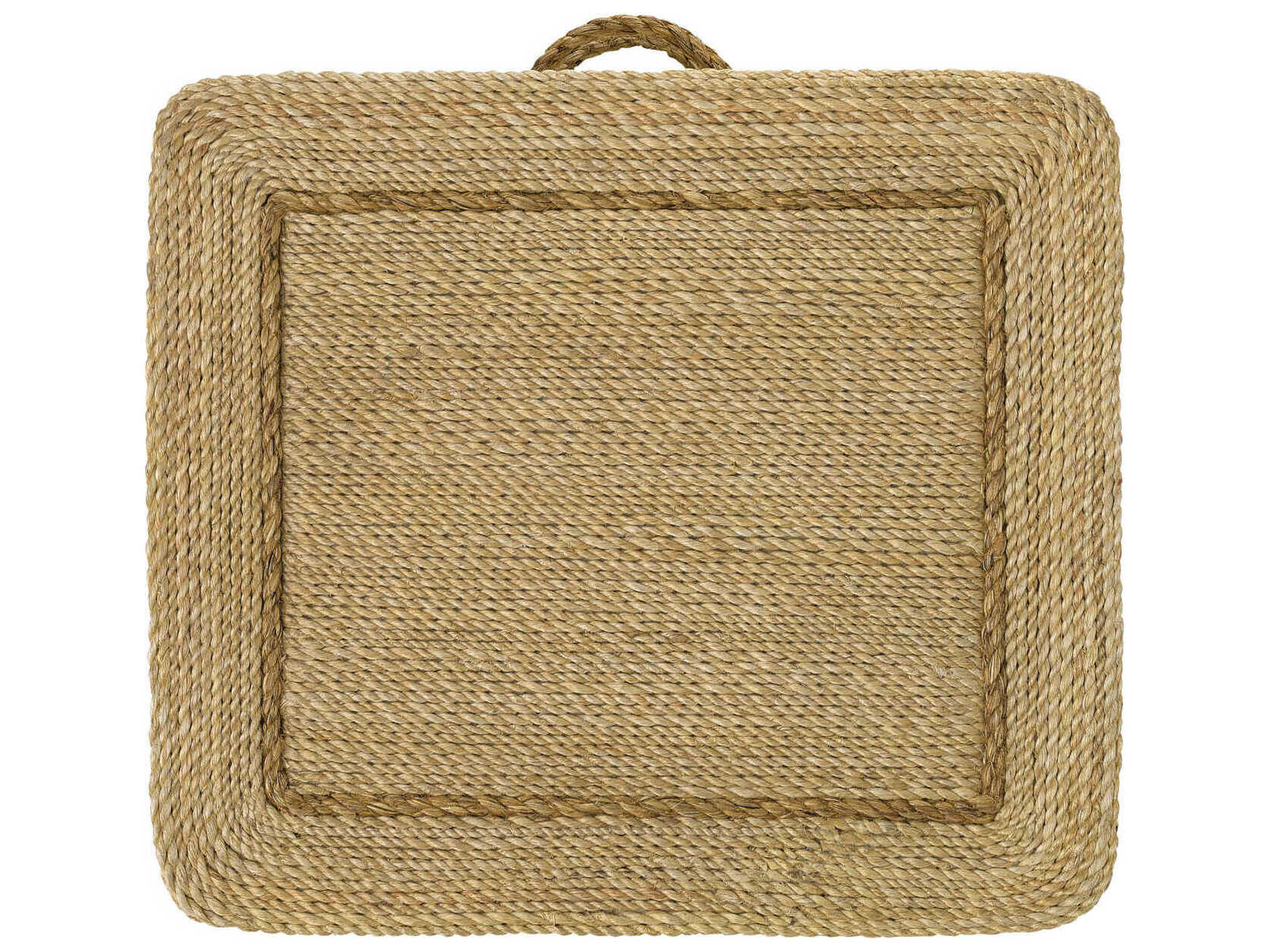 Currey & Company Kaipo 2-Drawers Abaca Wood Nightstand