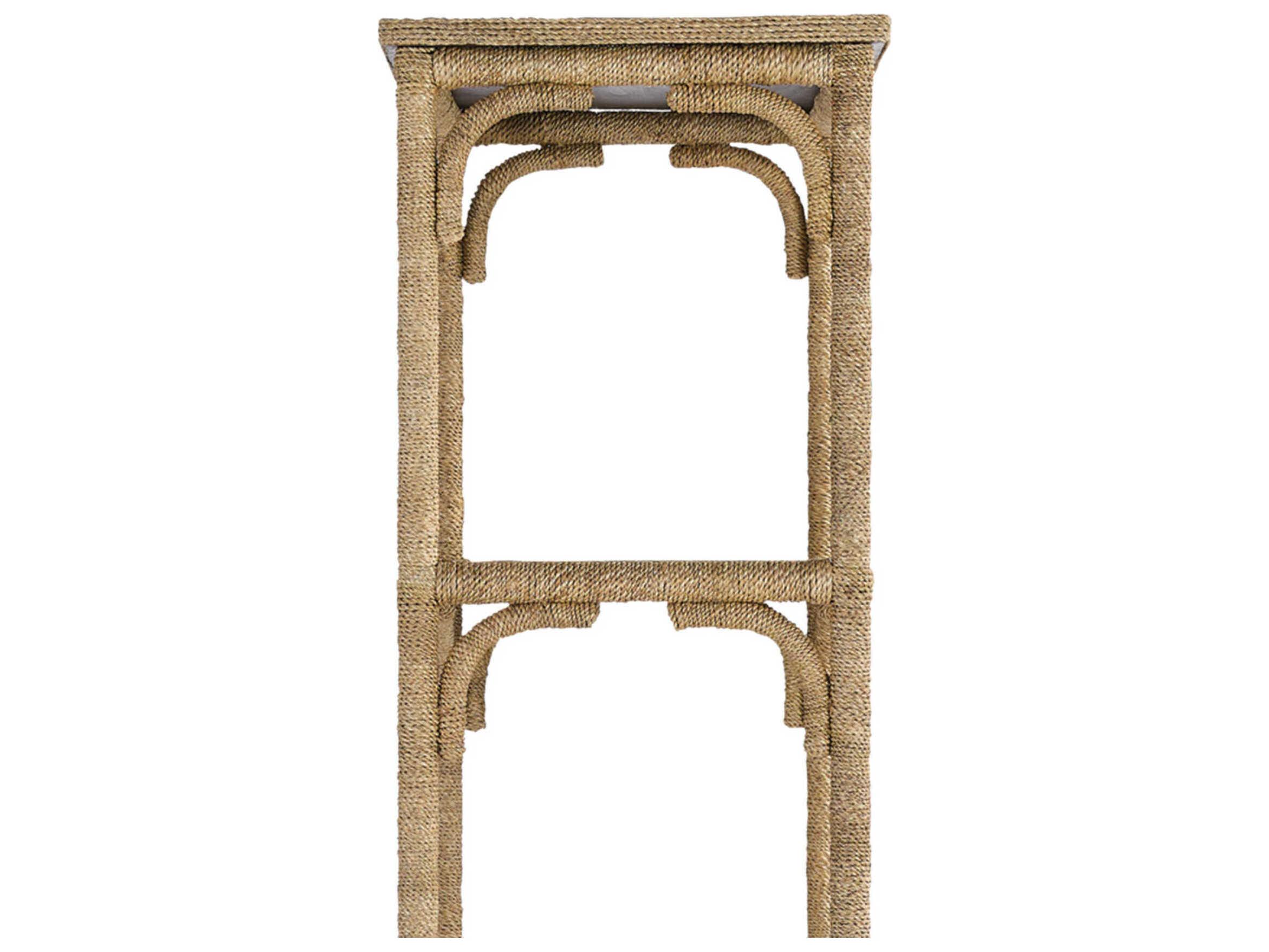 Currey & Company Olisa Natural / Washed Wood Etagere