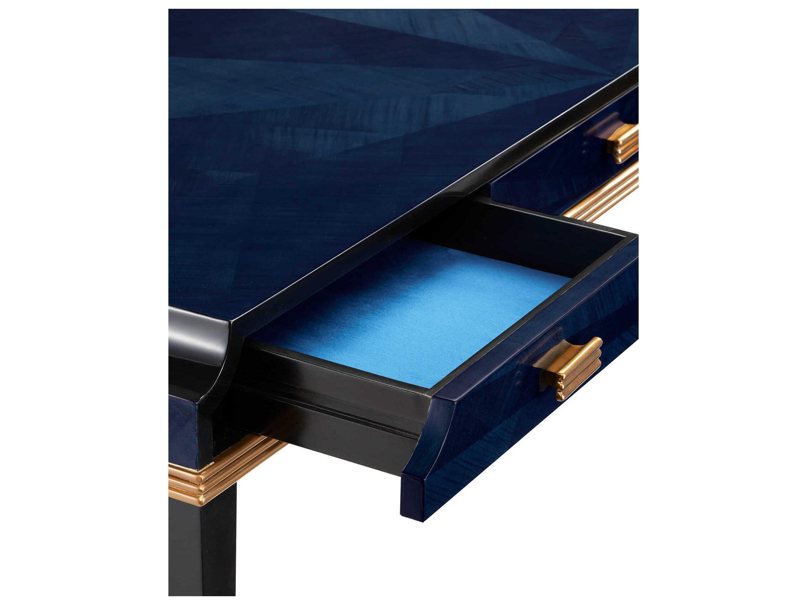 Currey & Company Kallista Black Hardwood Secretary Desk