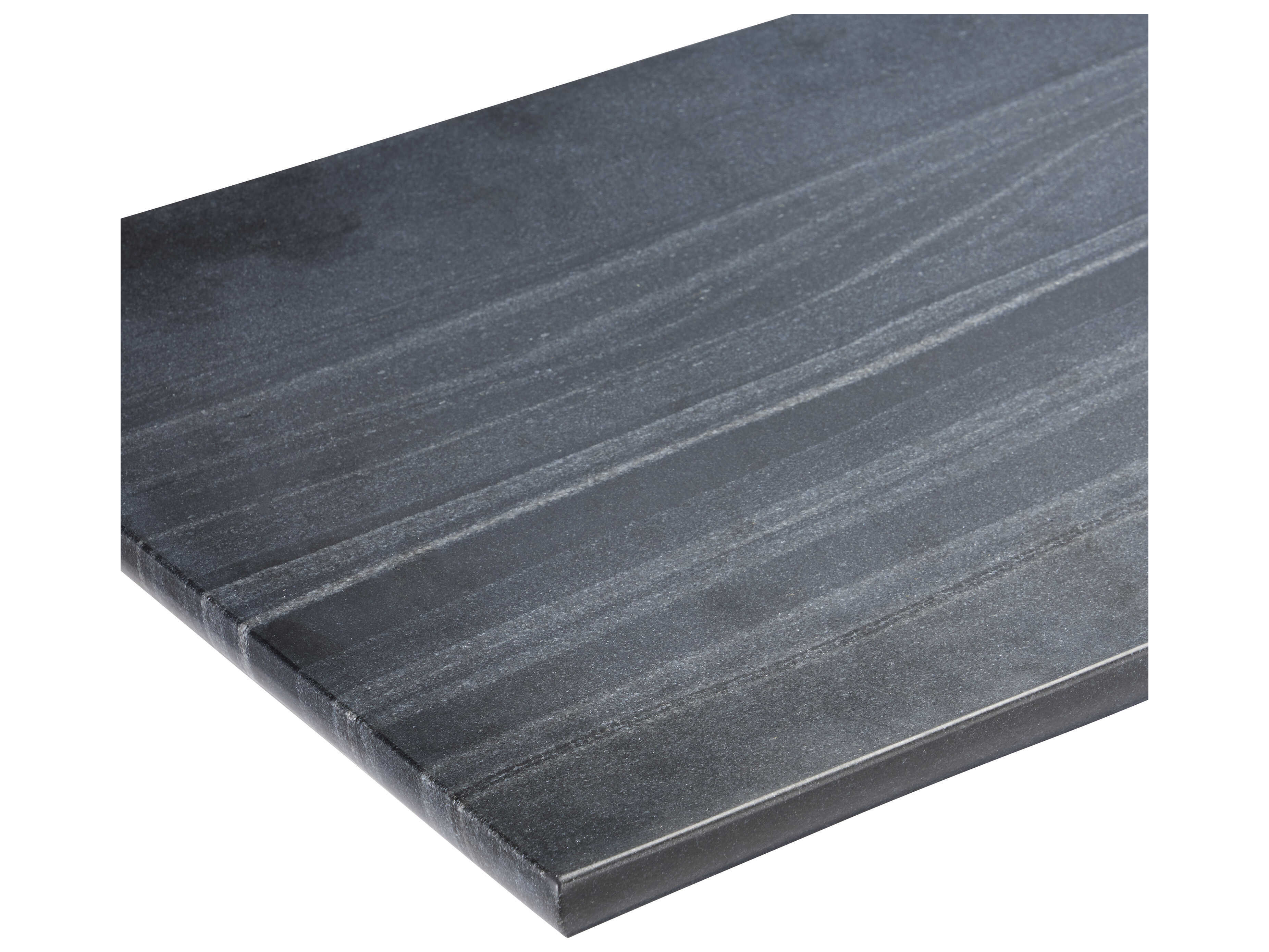 Currey & Company Demi Rectangular Marble Black Console Table