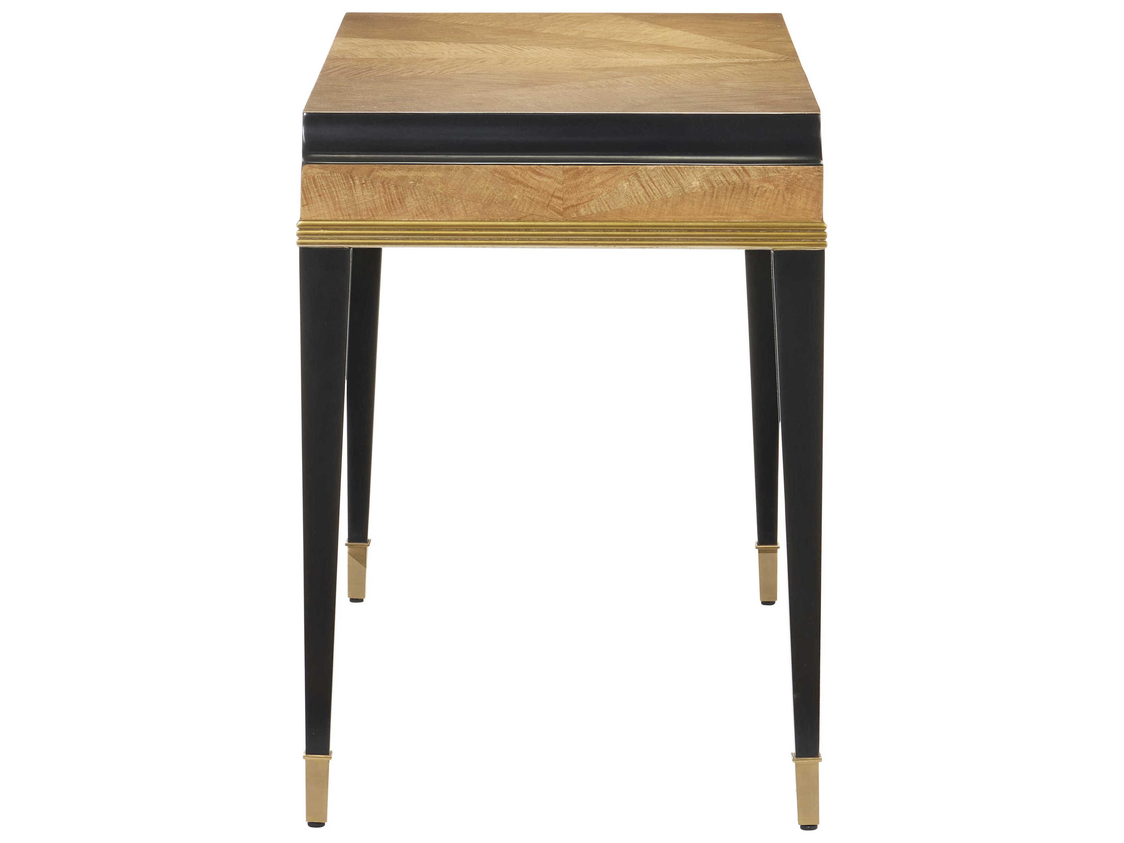 Currey & Company Kallista Brown Mahogany Wood Writing Desk